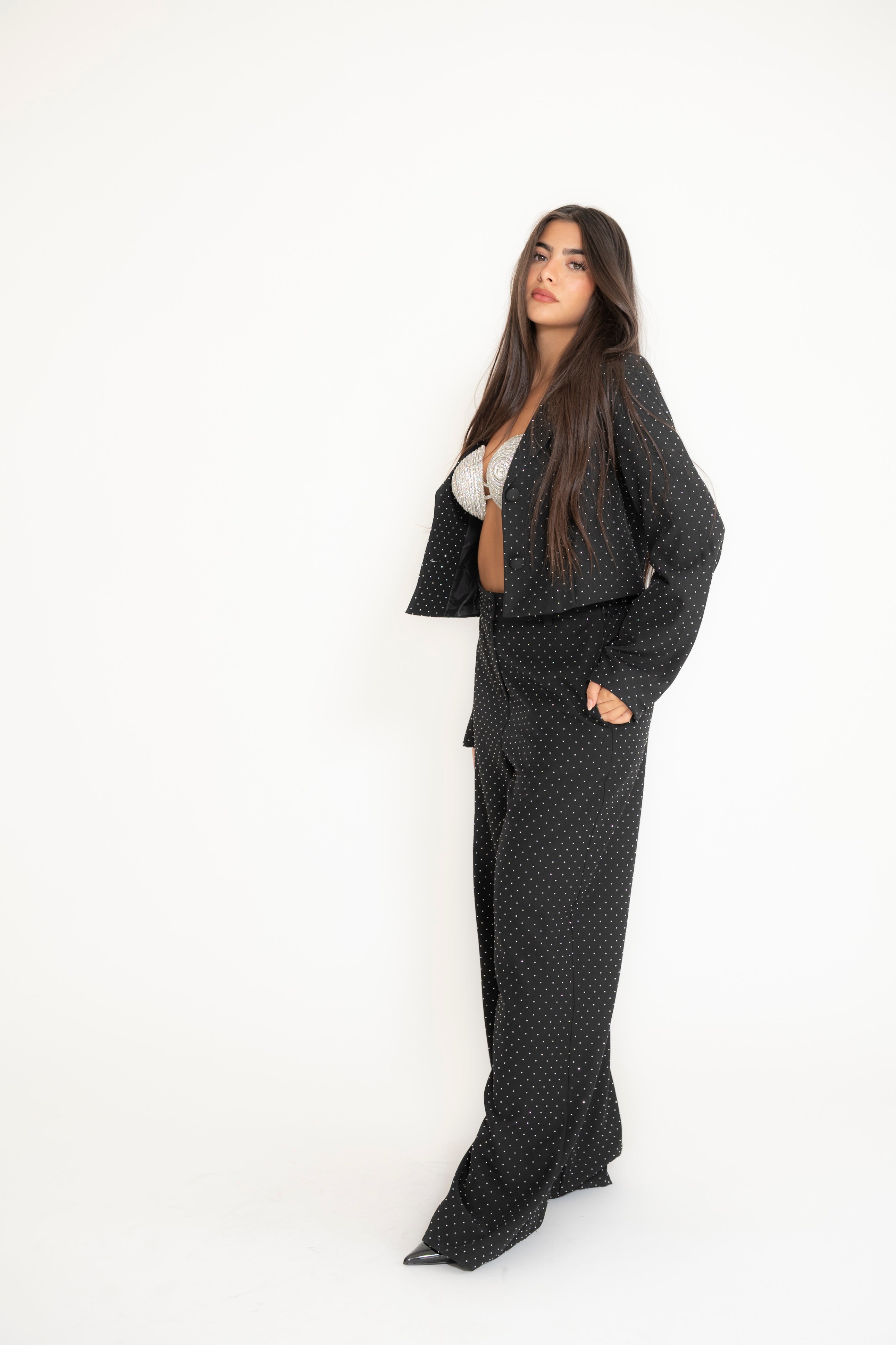 Tailleur strass