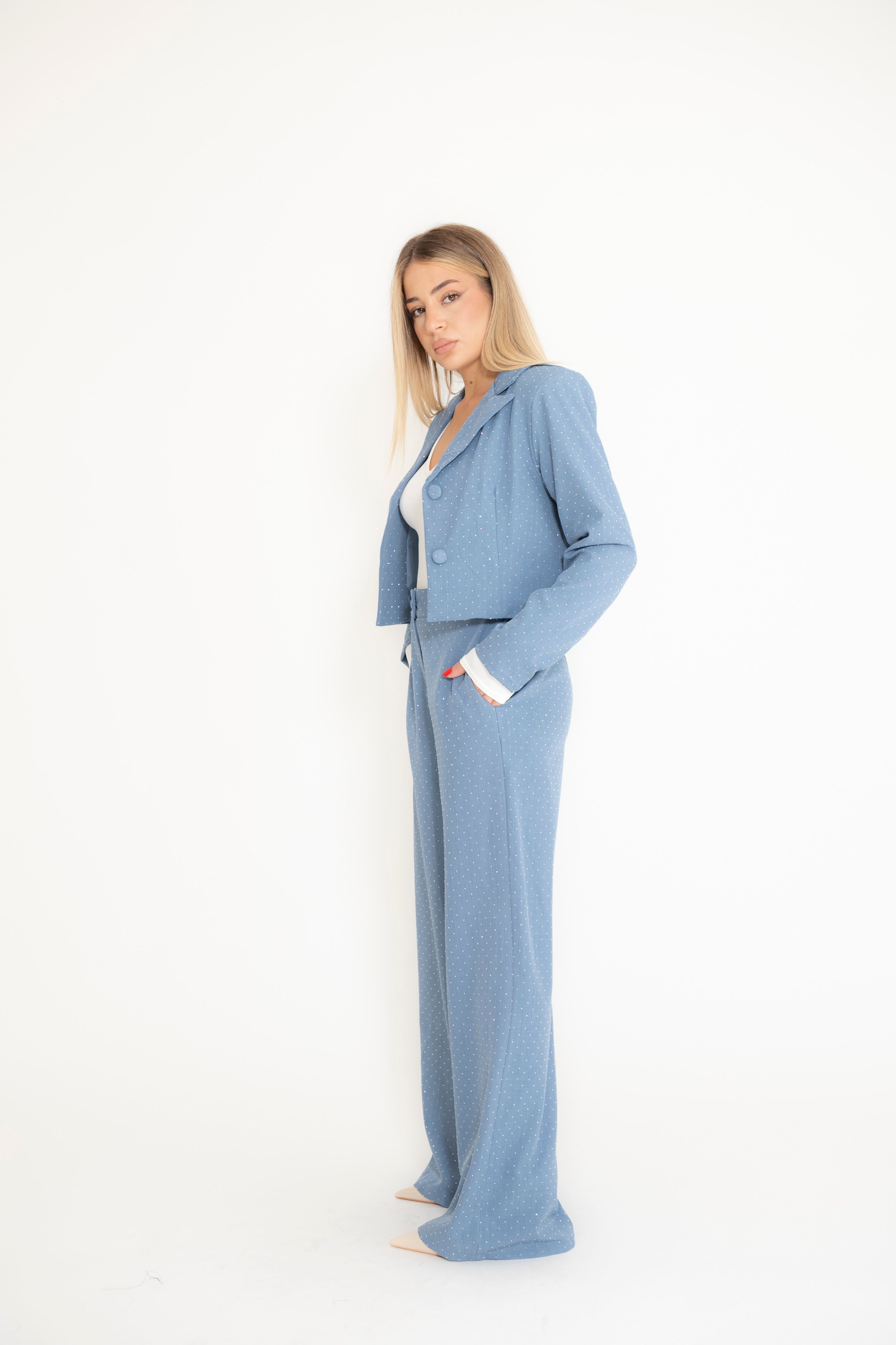 Tailleur strass