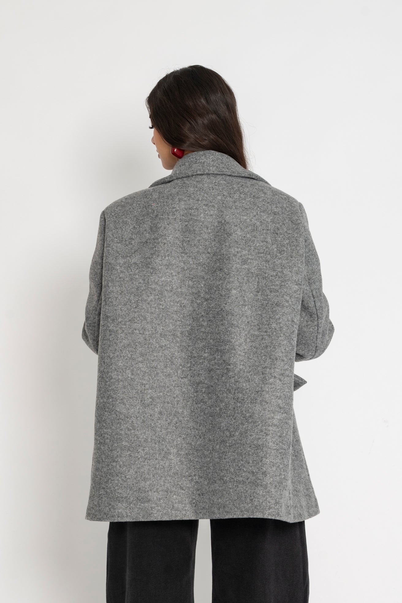 Giacca cappotto in panno