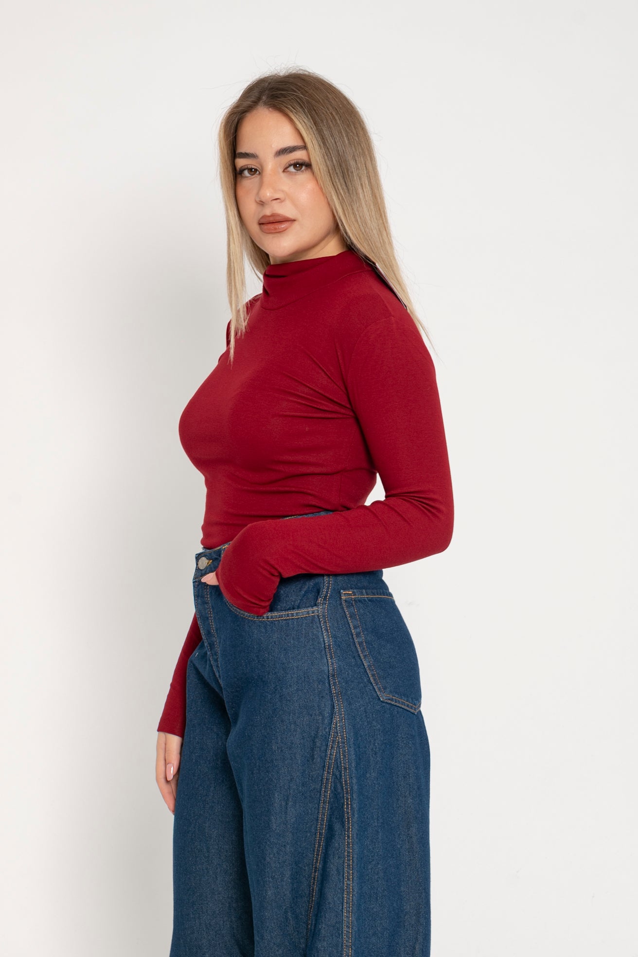 Maglia collo morbido Lumina