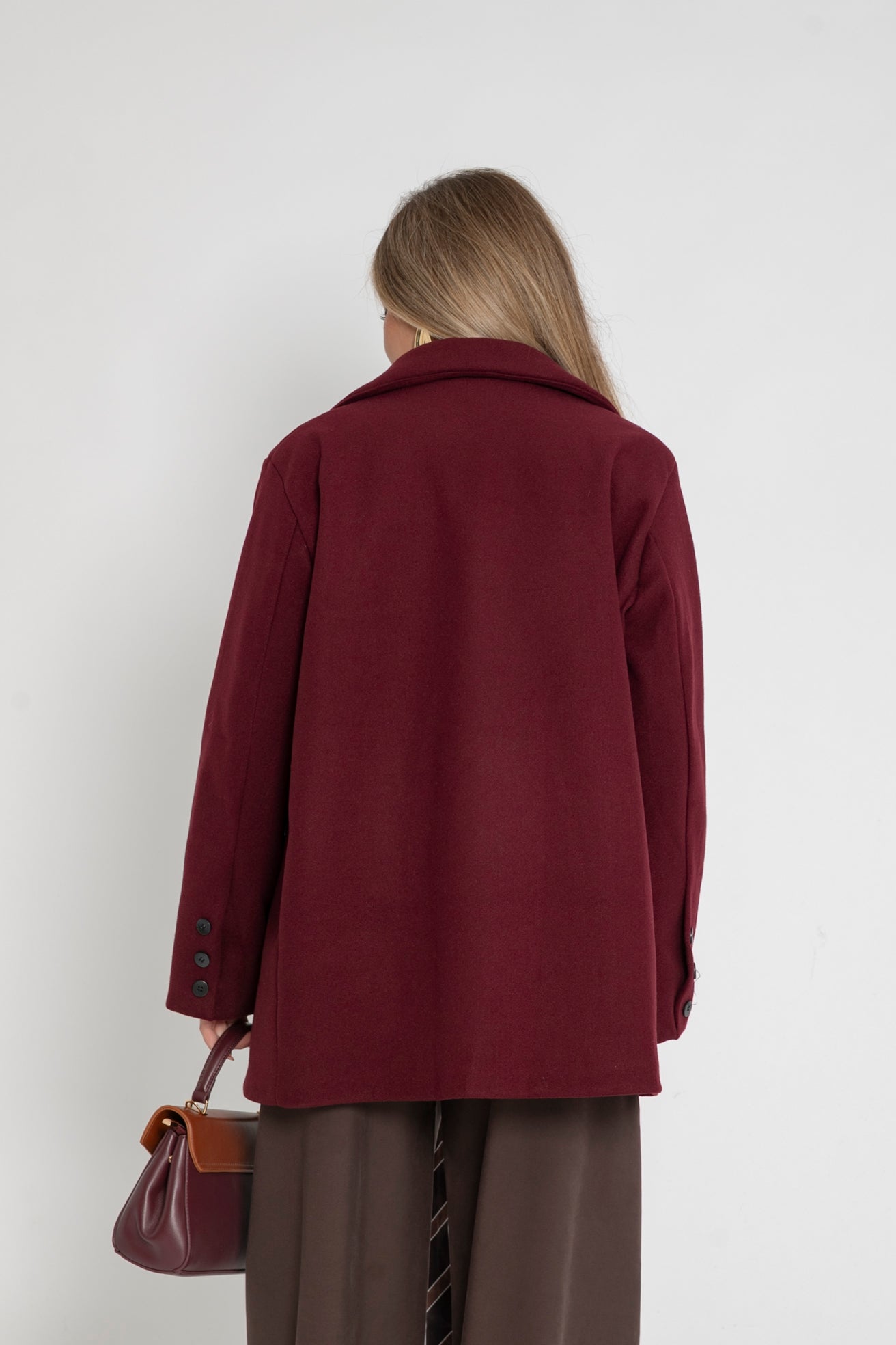 Giacca cappotto in panno