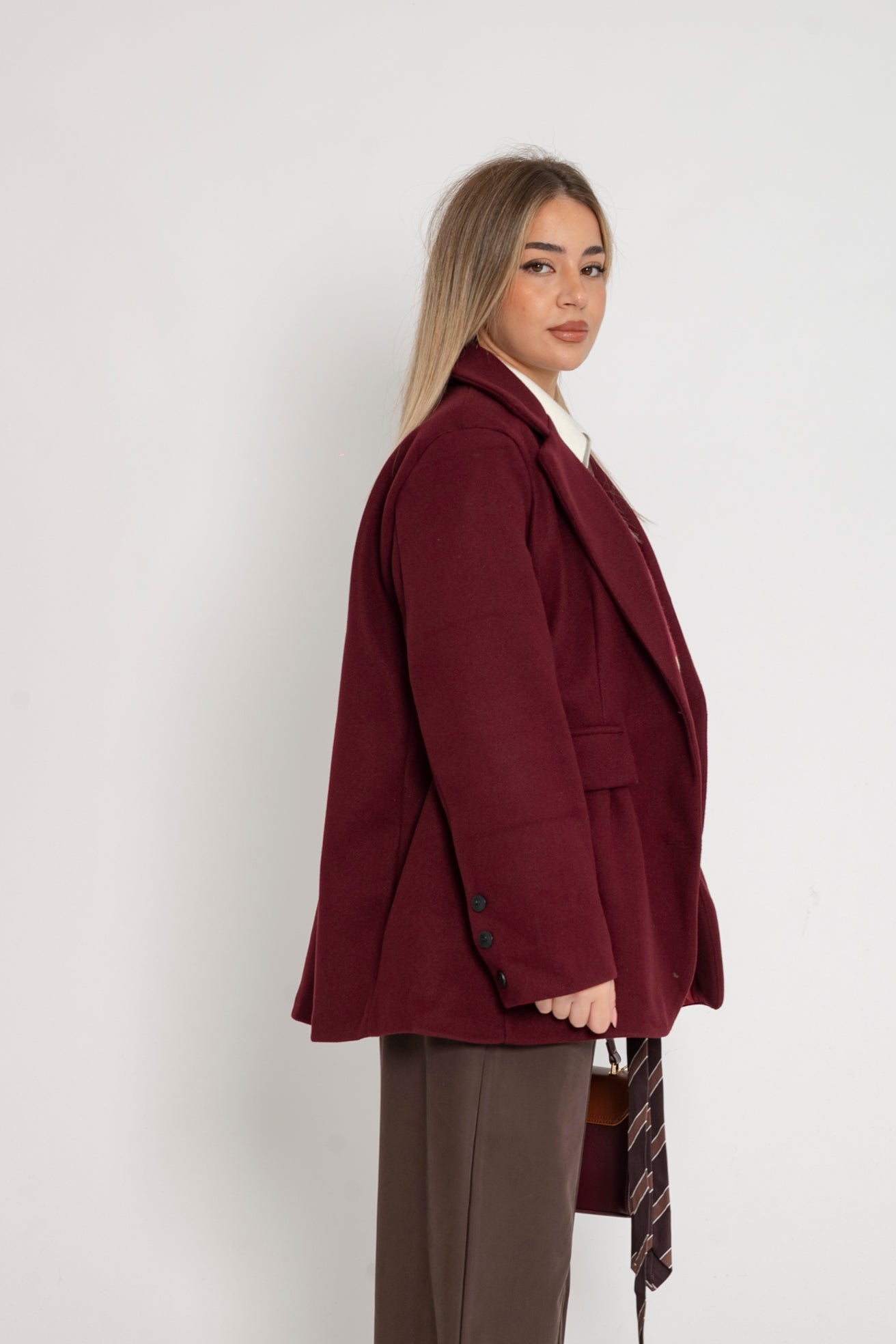 Giacca cappotto in panno