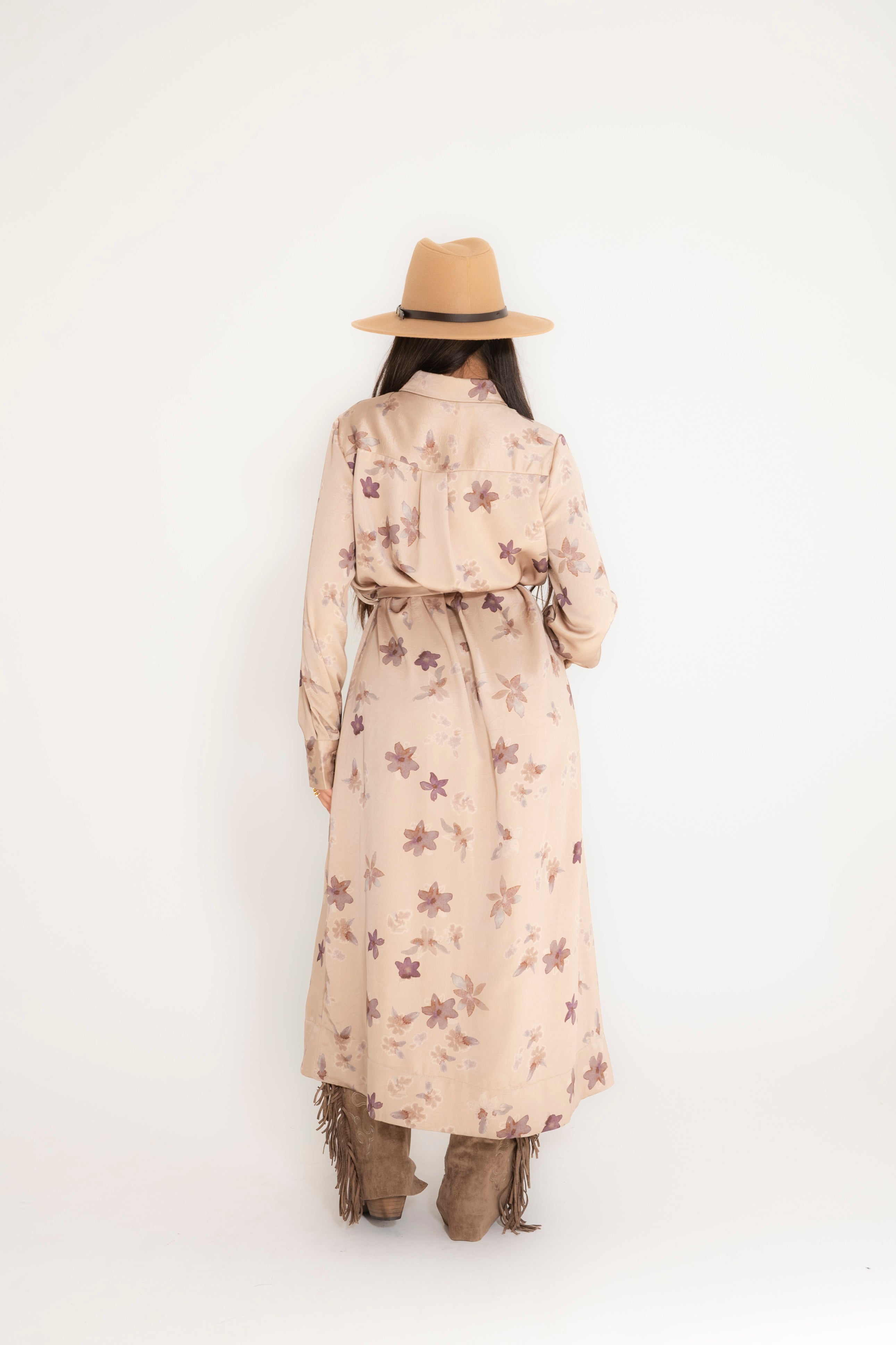 Abito camicia fiore