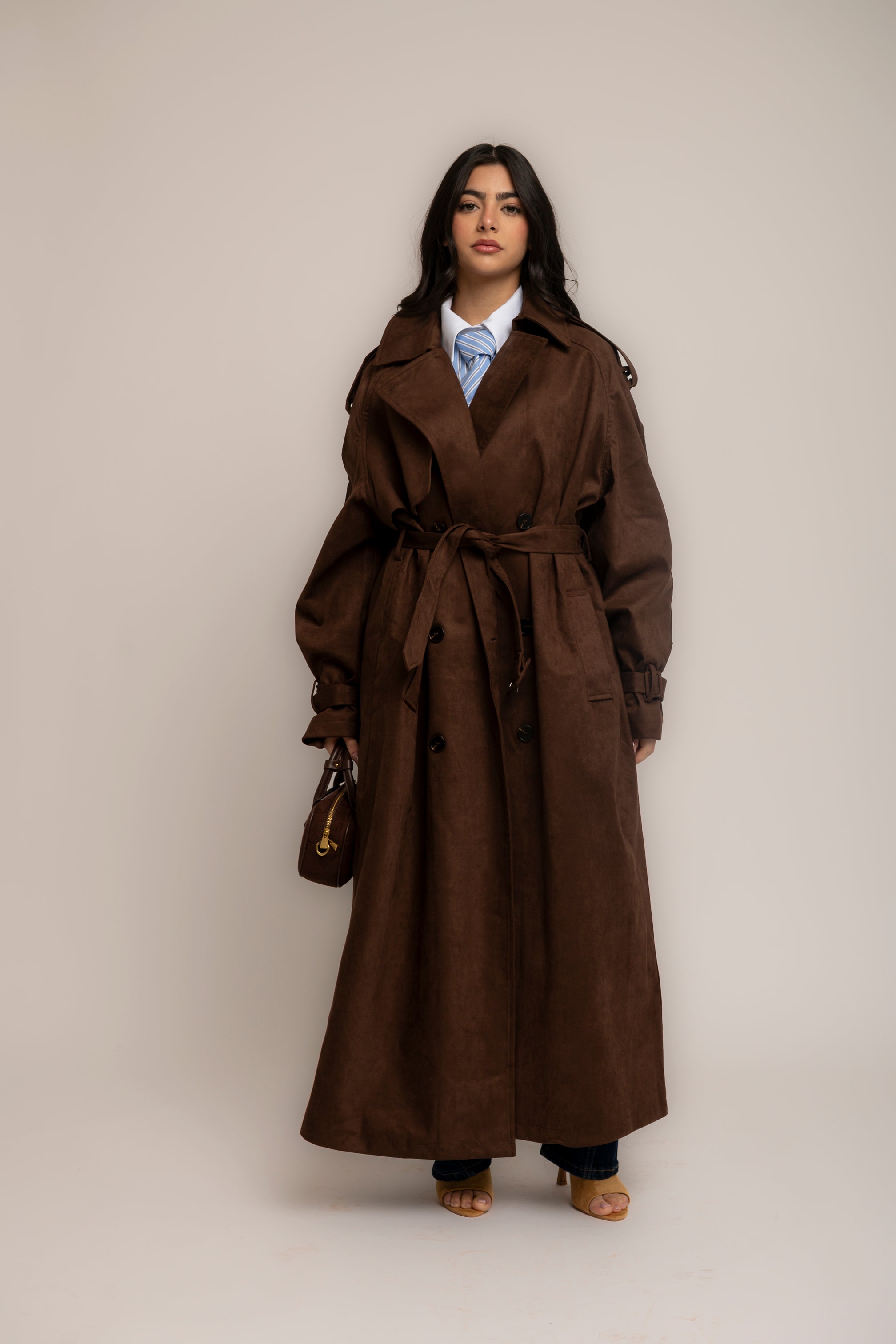 Trench in renna brown