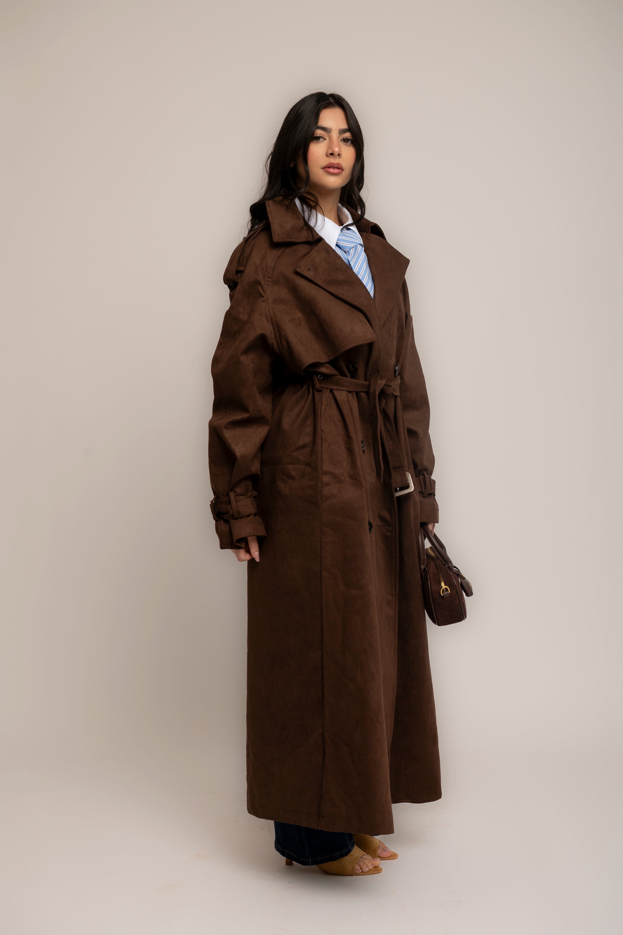Trench in renna brown