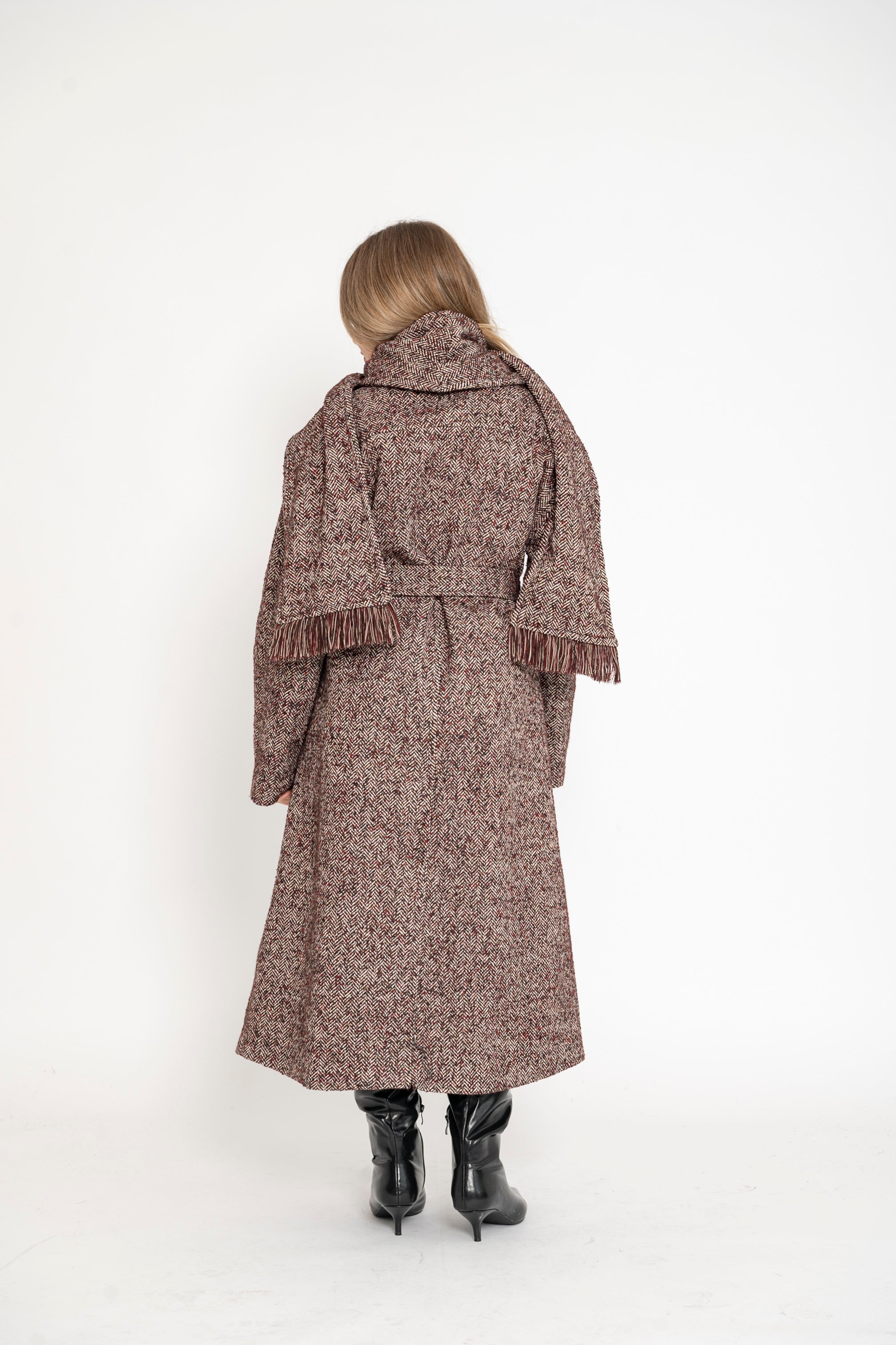 Cappotto con sciarpa Lumina