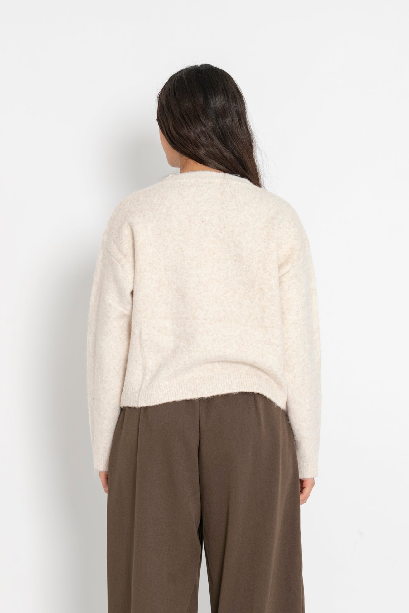 Cardigan con fiocchi strass