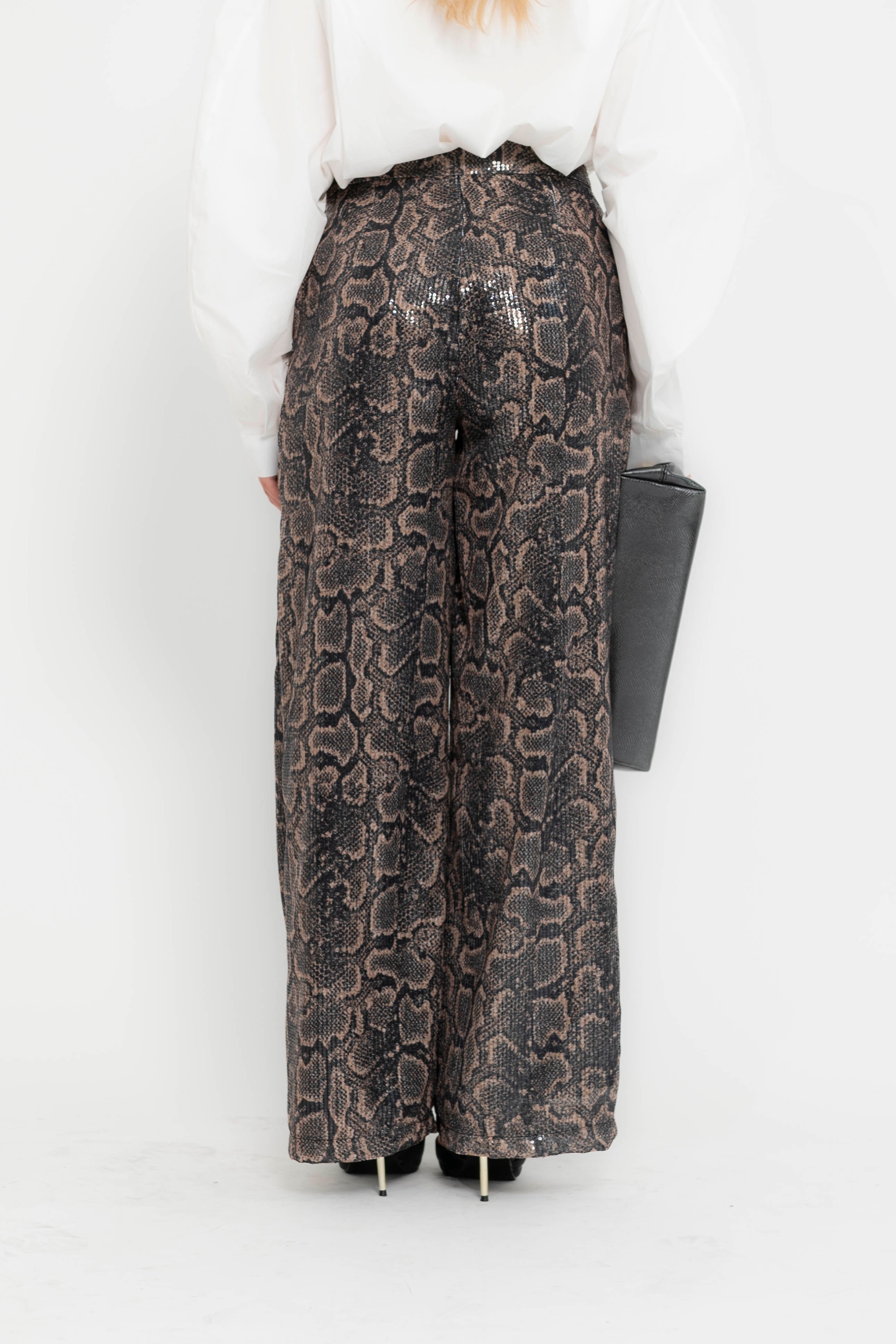 Pantalone pitonato Lumina