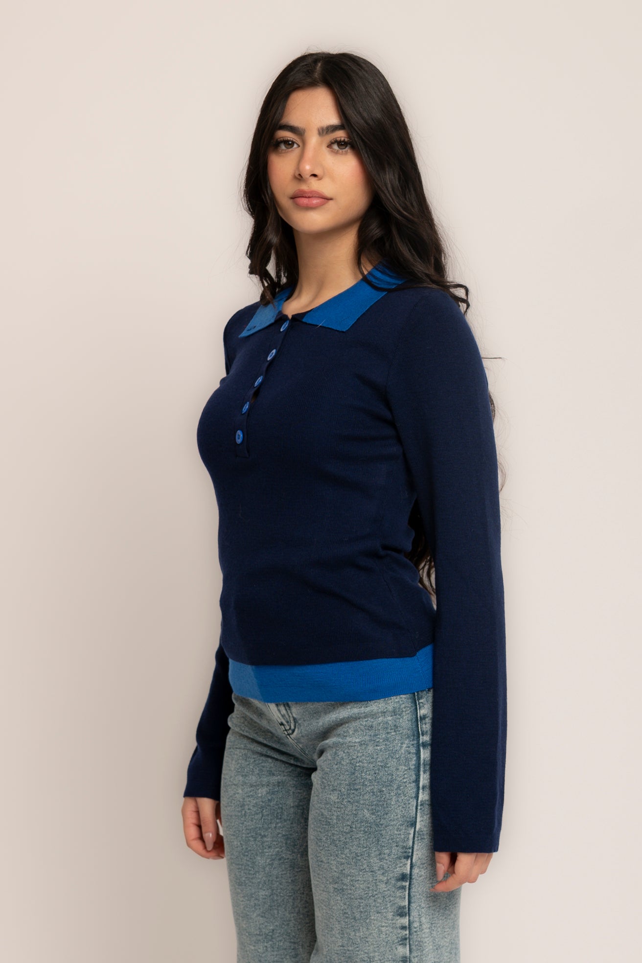 Polo bicolor