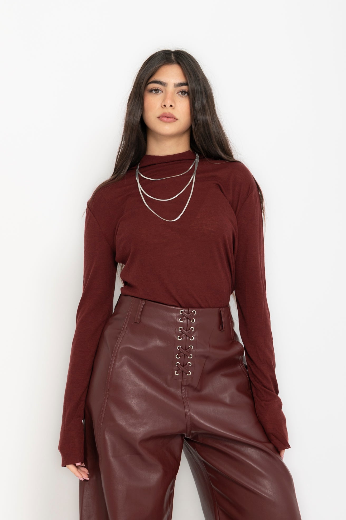 Maglia mezzo collo taglia laser