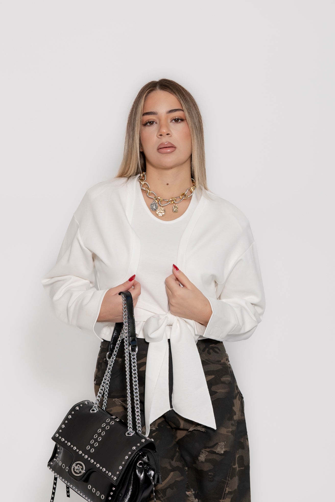 Canotta nodo con coprispalle