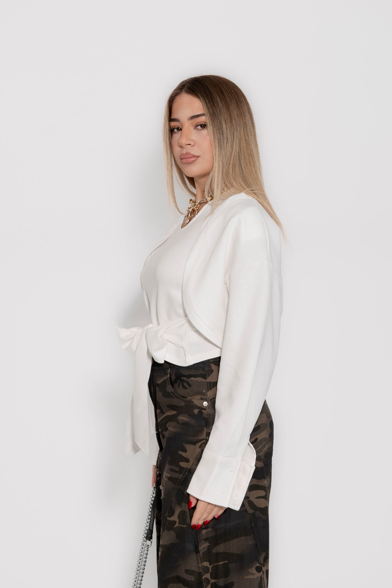 Canotta nodo con coprispalle