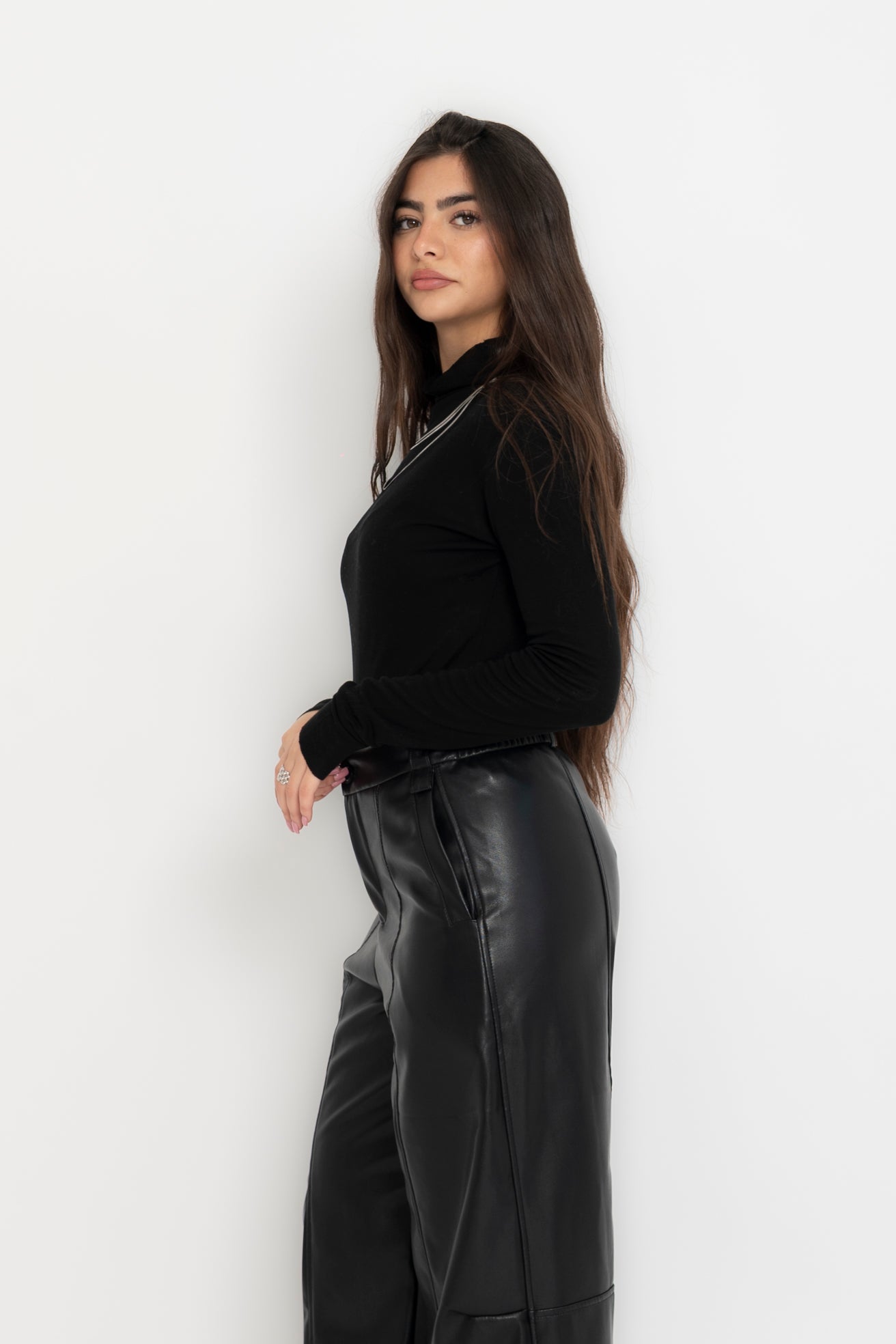 Maglia mezzo collo taglia laser