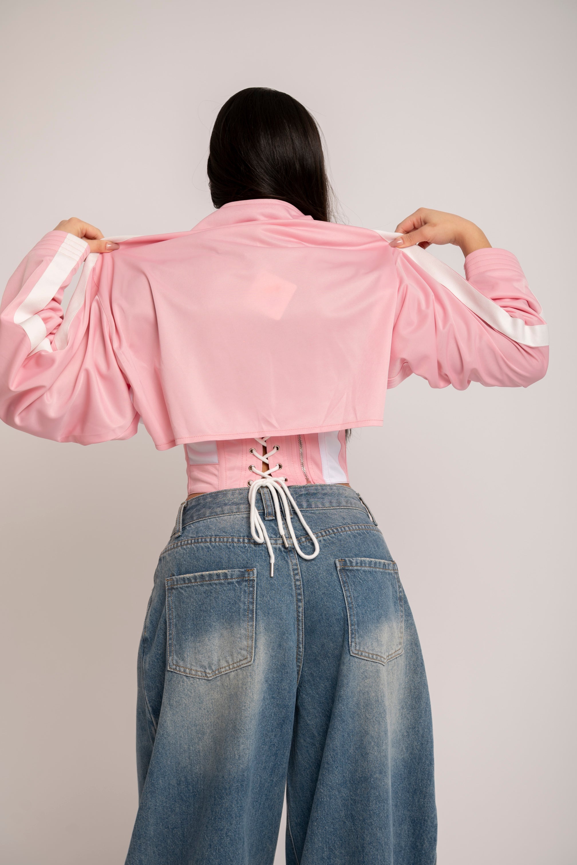 Felpa corpetto pink