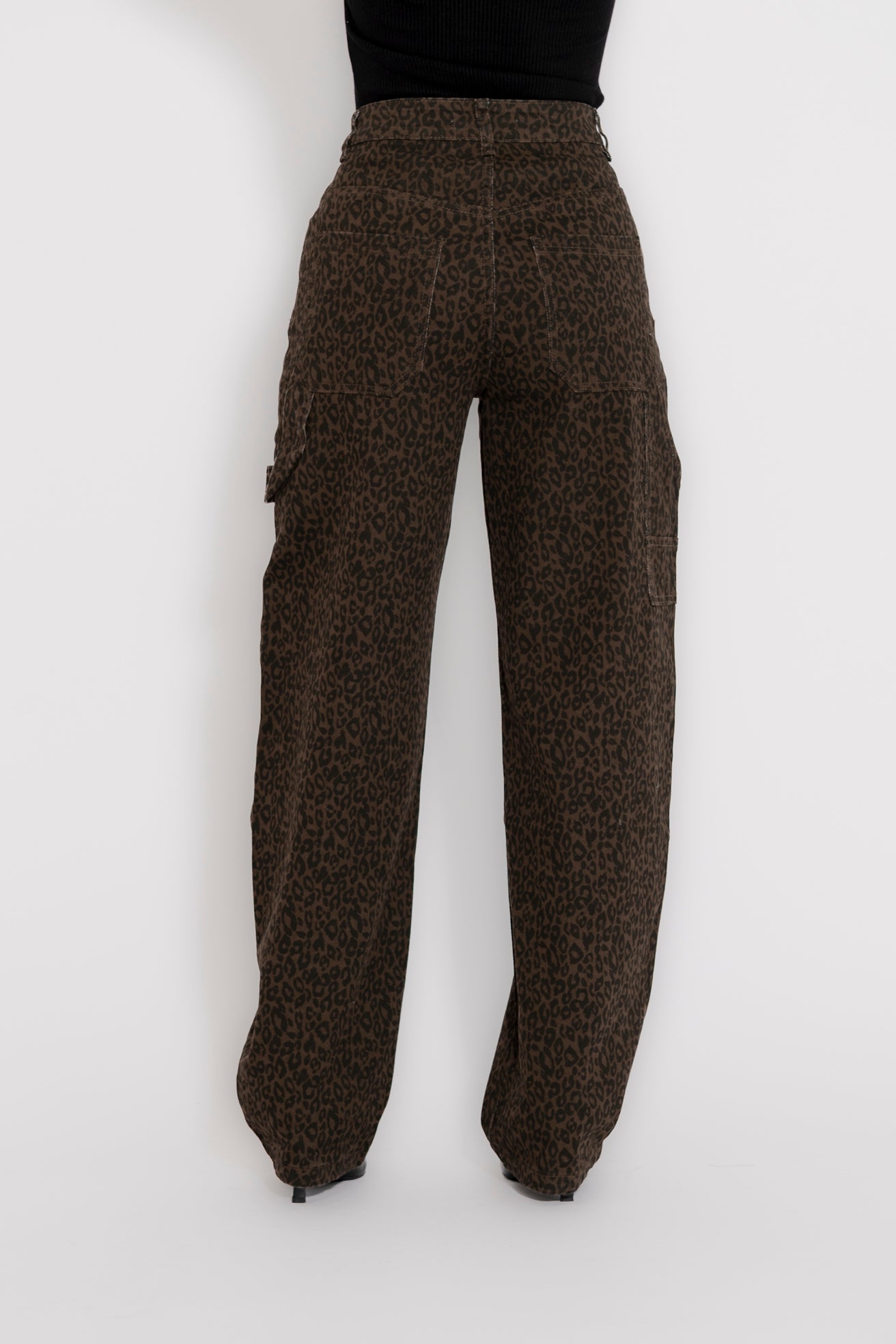 Jeans ballon animalier