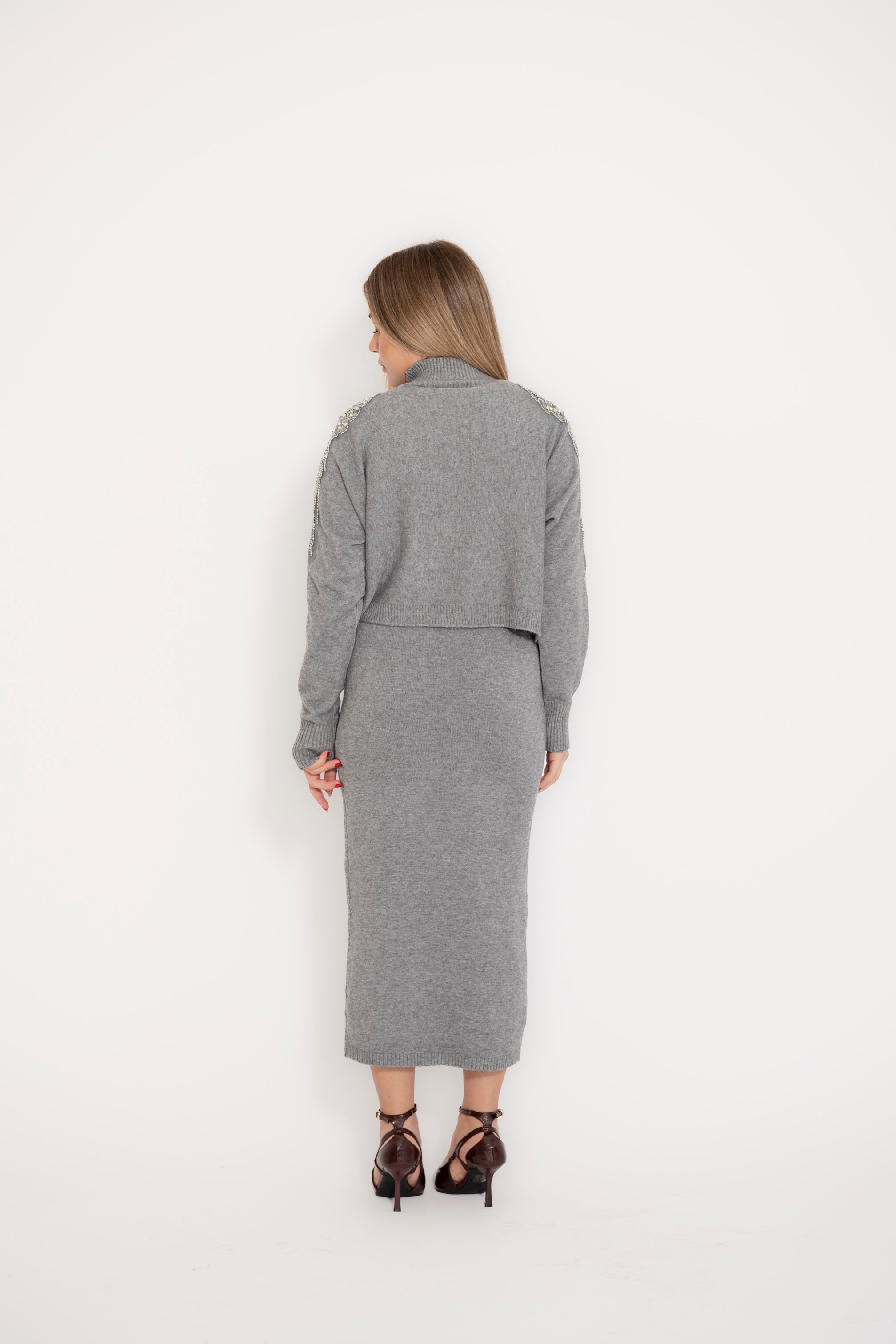 Cordset in maglia shine