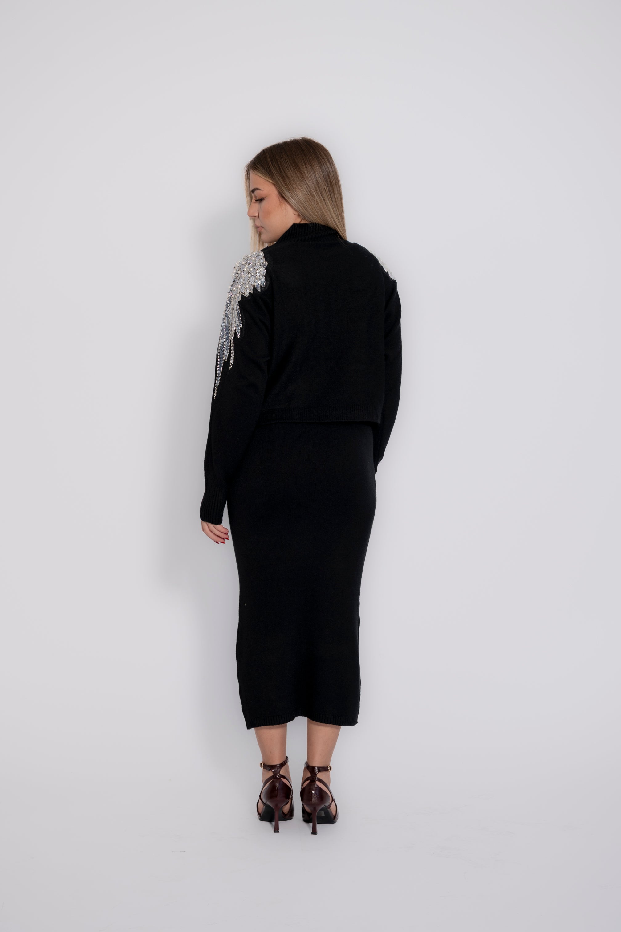 Cordset in maglia shine