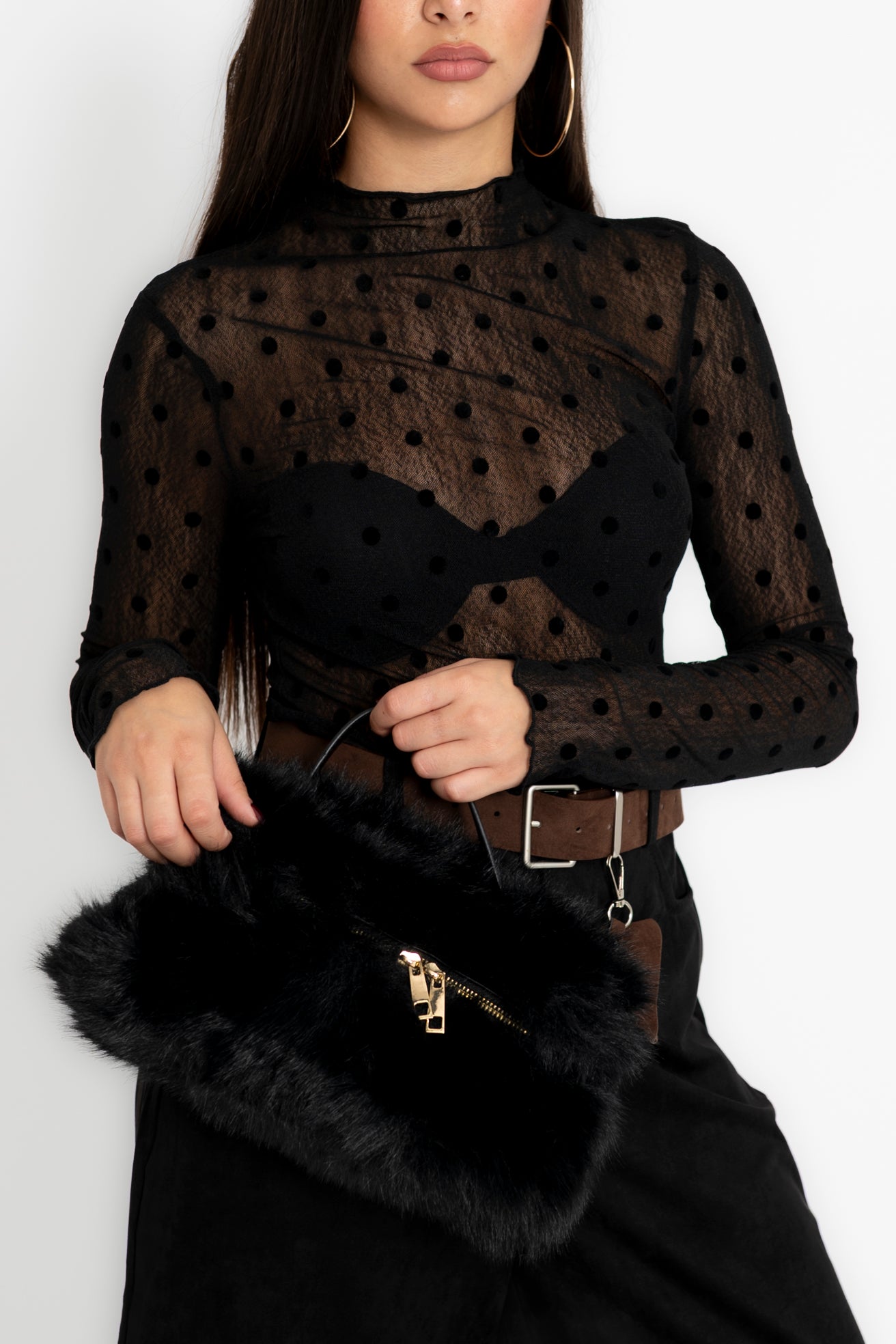 Bauletto in pelliccia