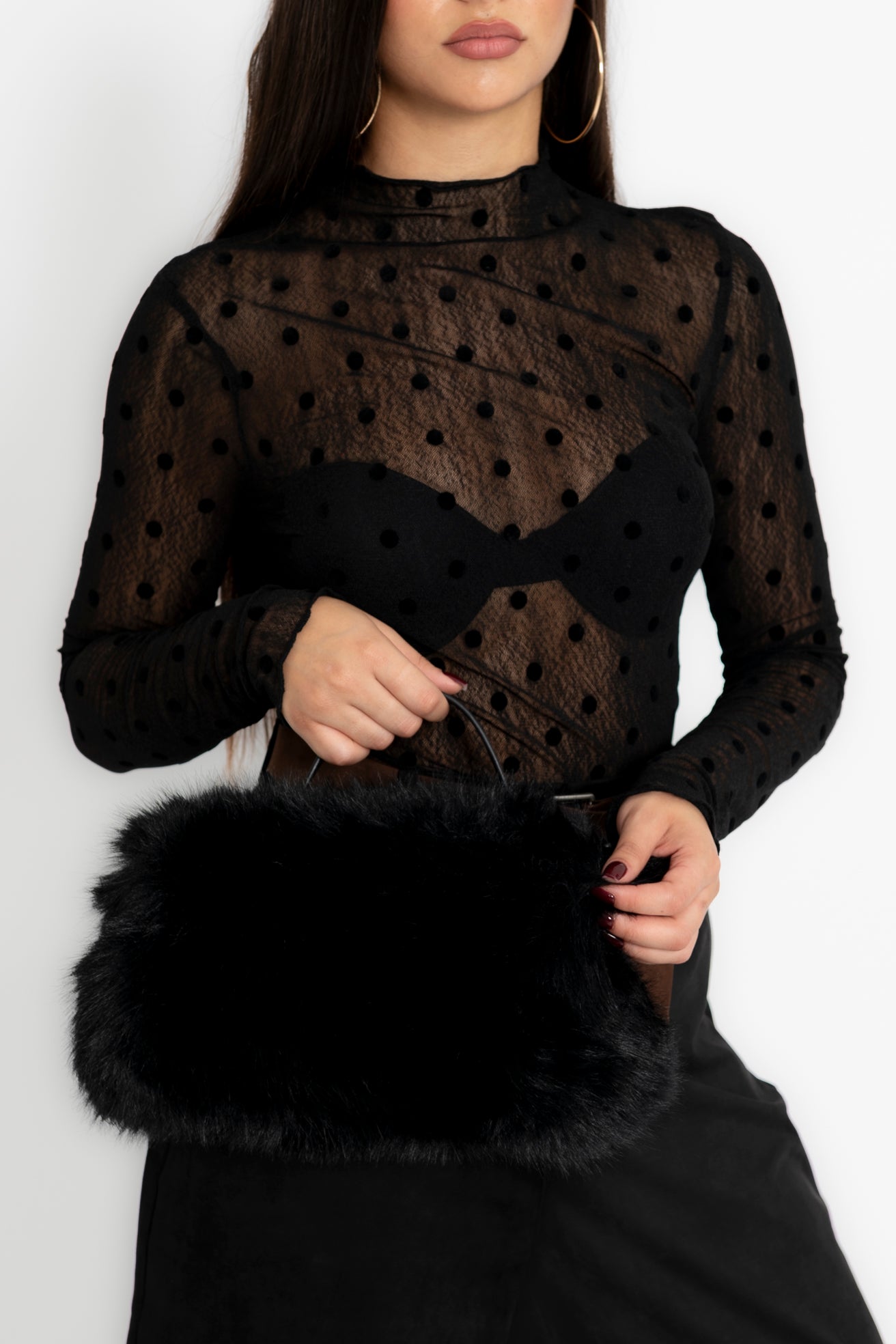 Bauletto in pelliccia