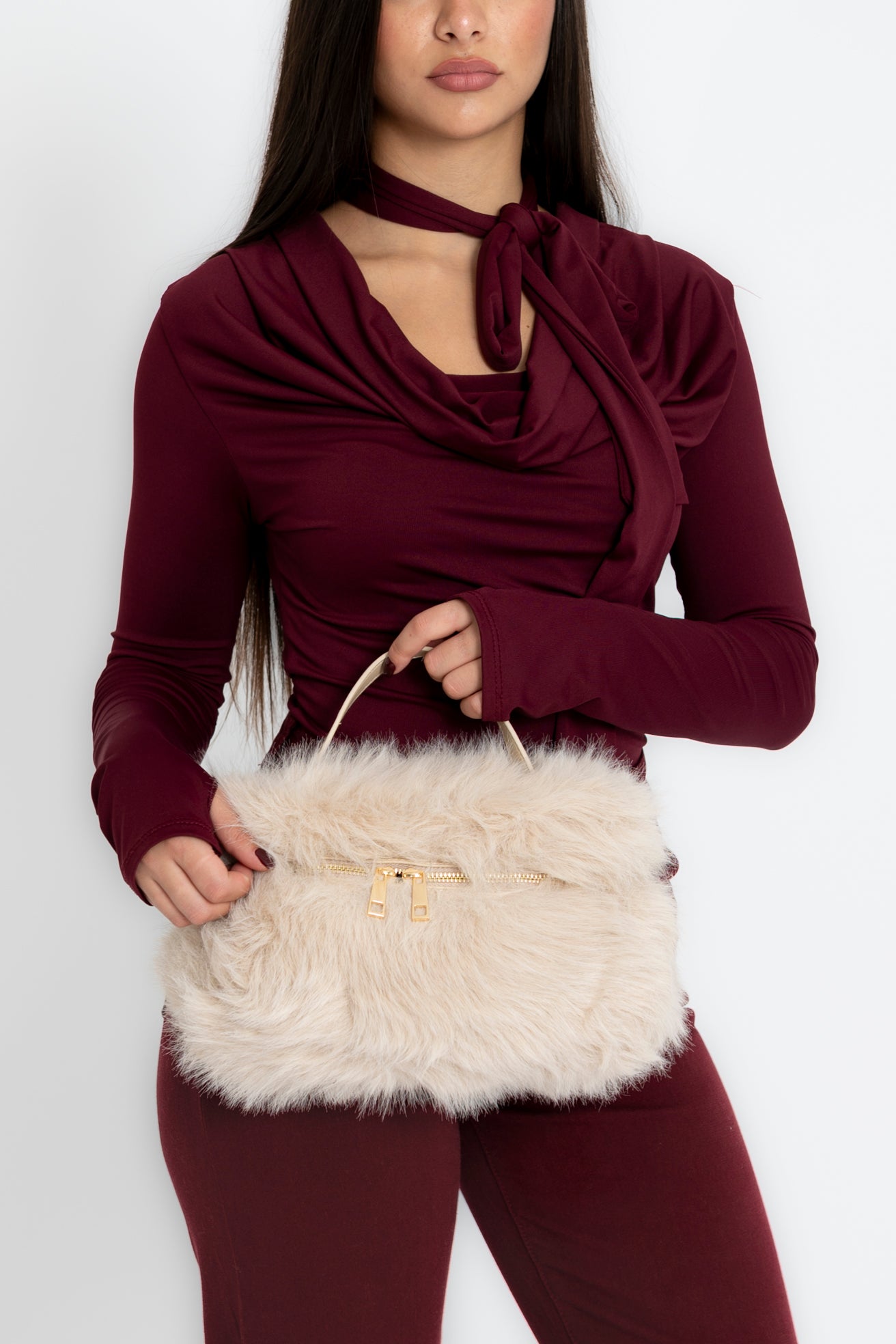 Bauletto in pelliccia