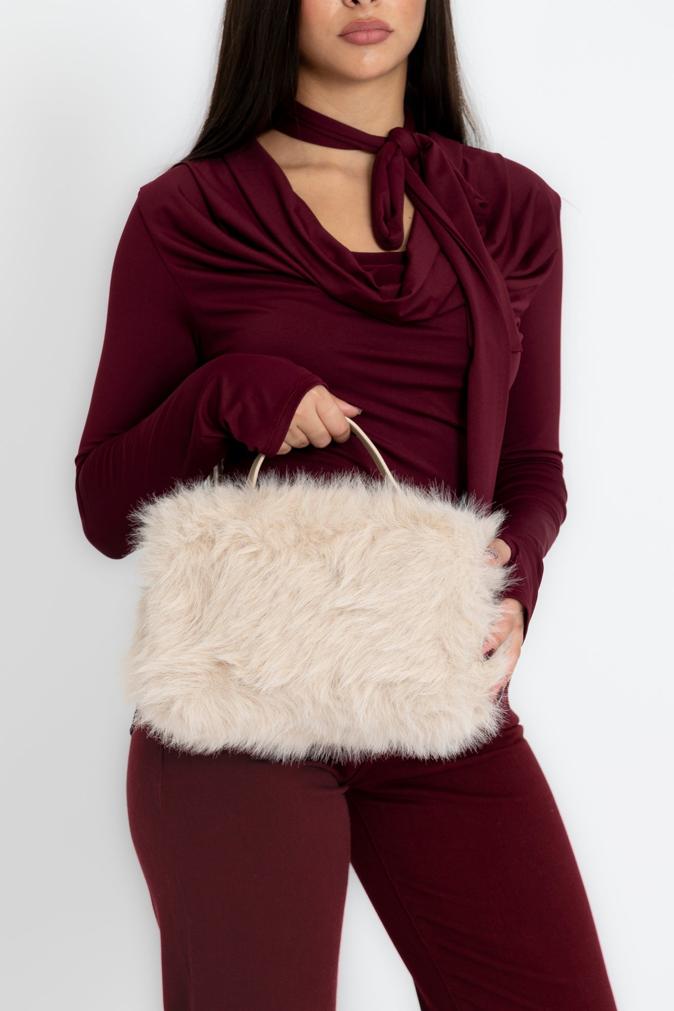 Bauletto in pelliccia