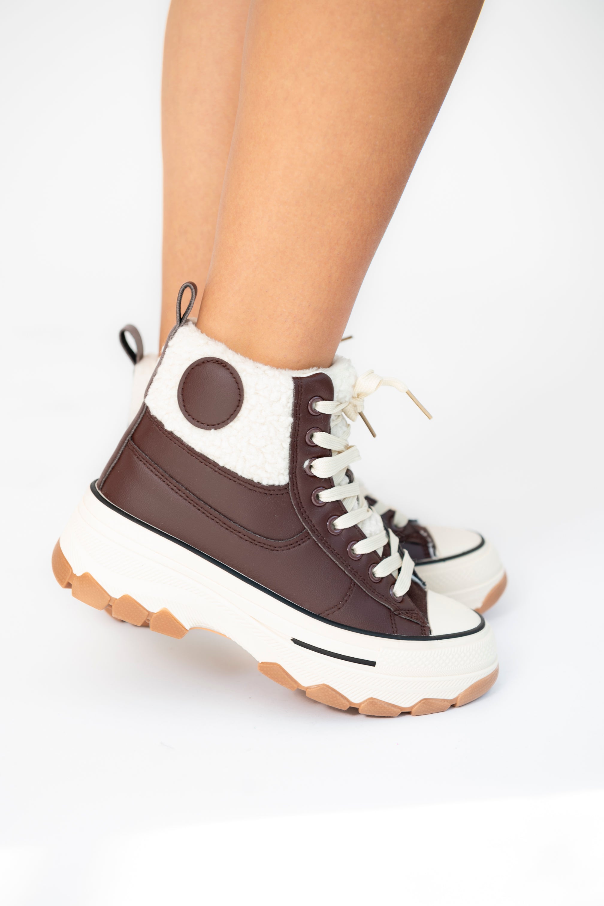 Sneakers con pelliccia