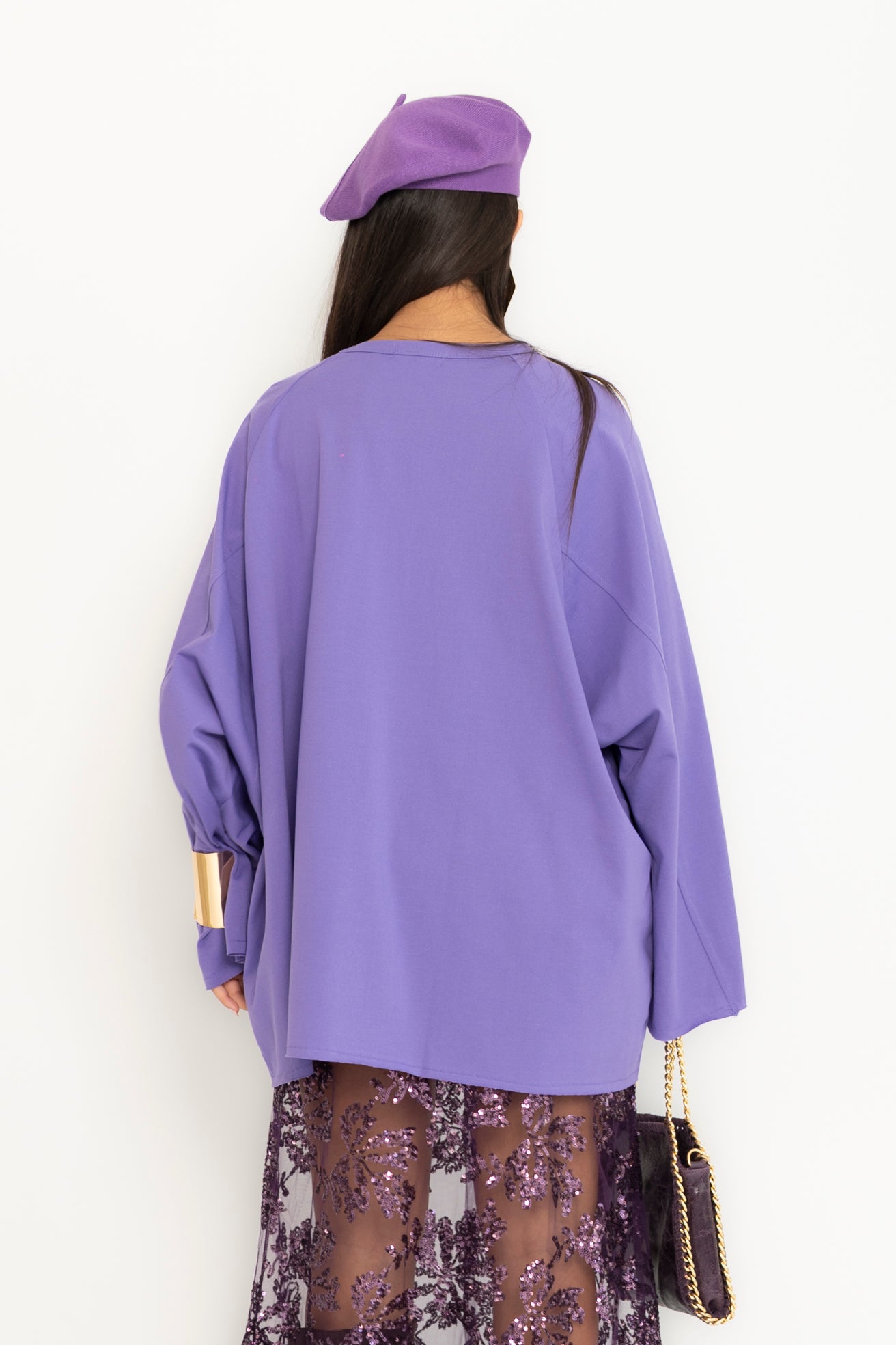 Maglia oversize manica lunga