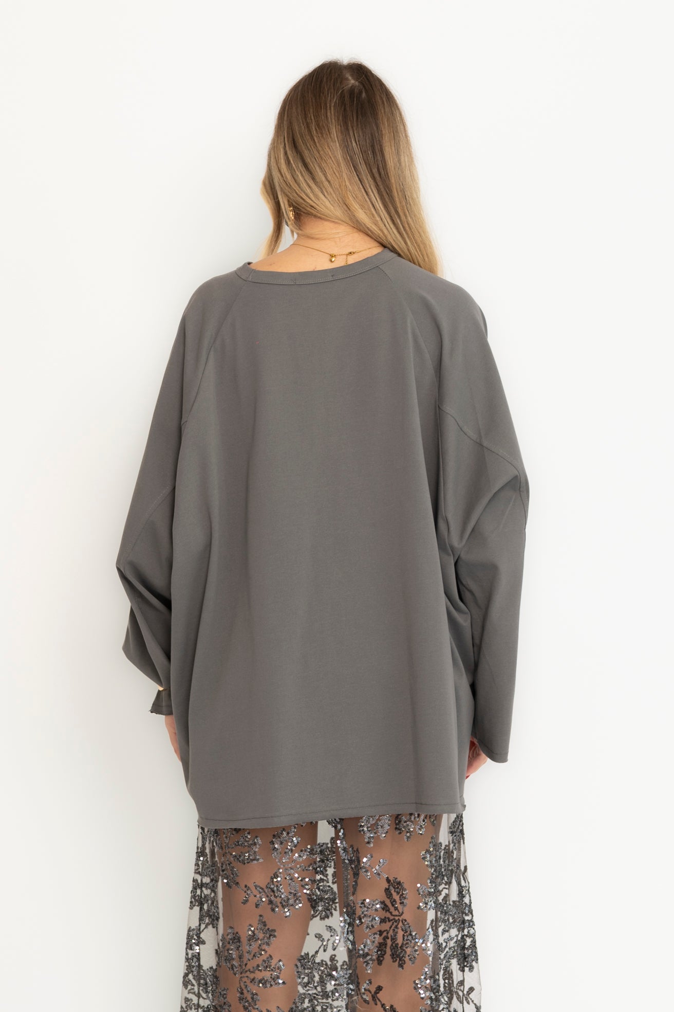 Maglia oversize manica lunga