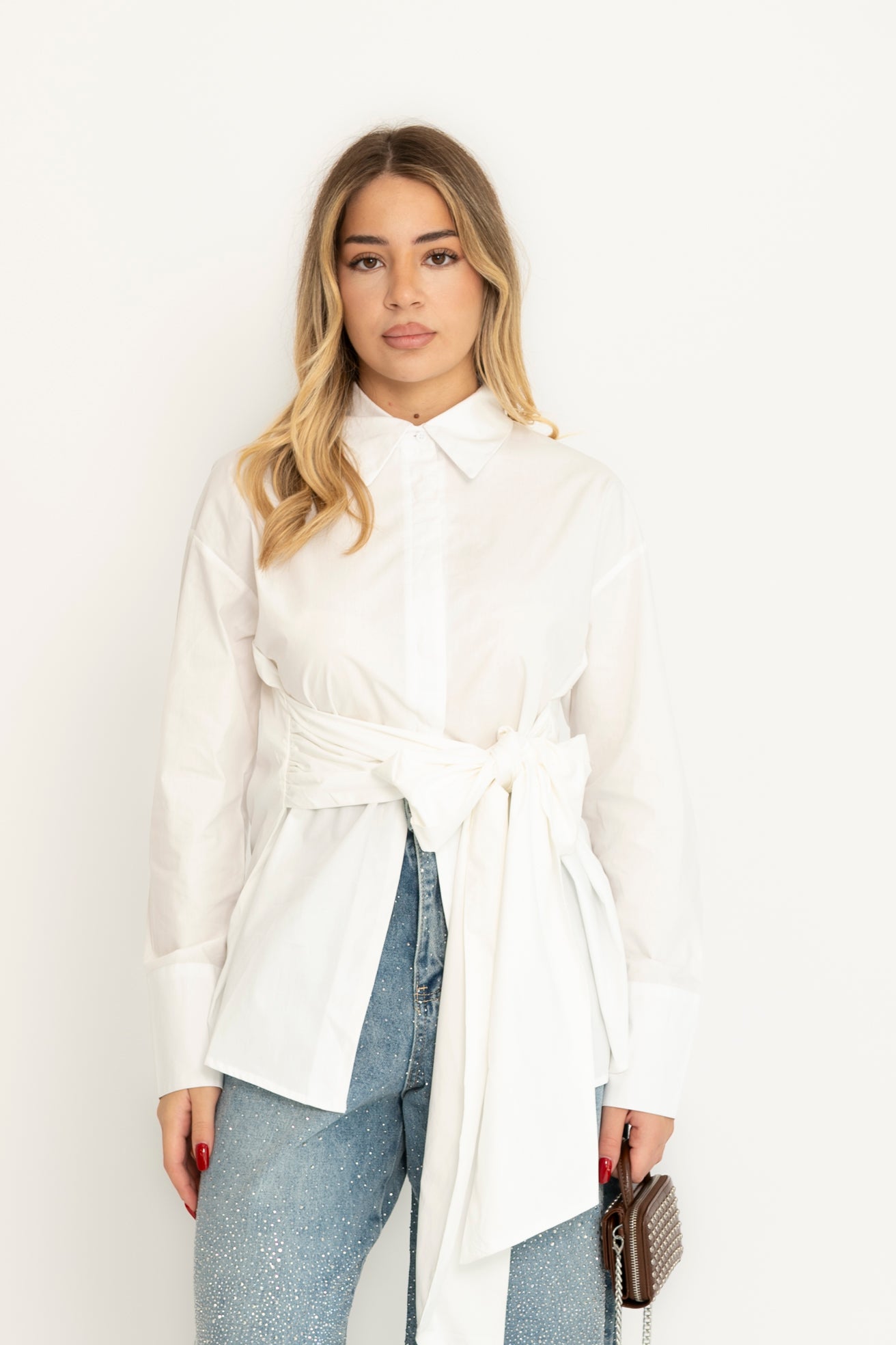 Camicia fiocco