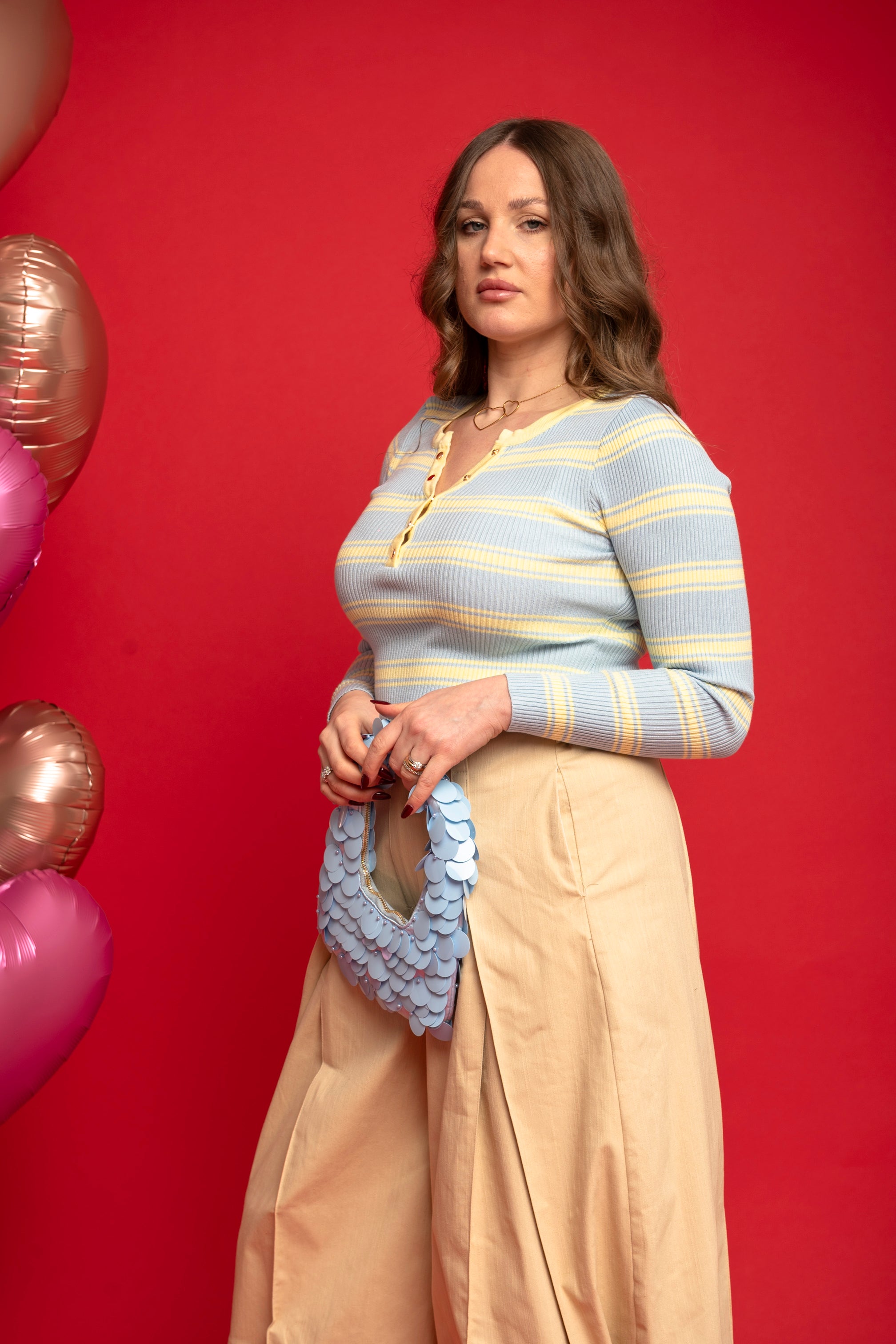 Maglia a costine rigato