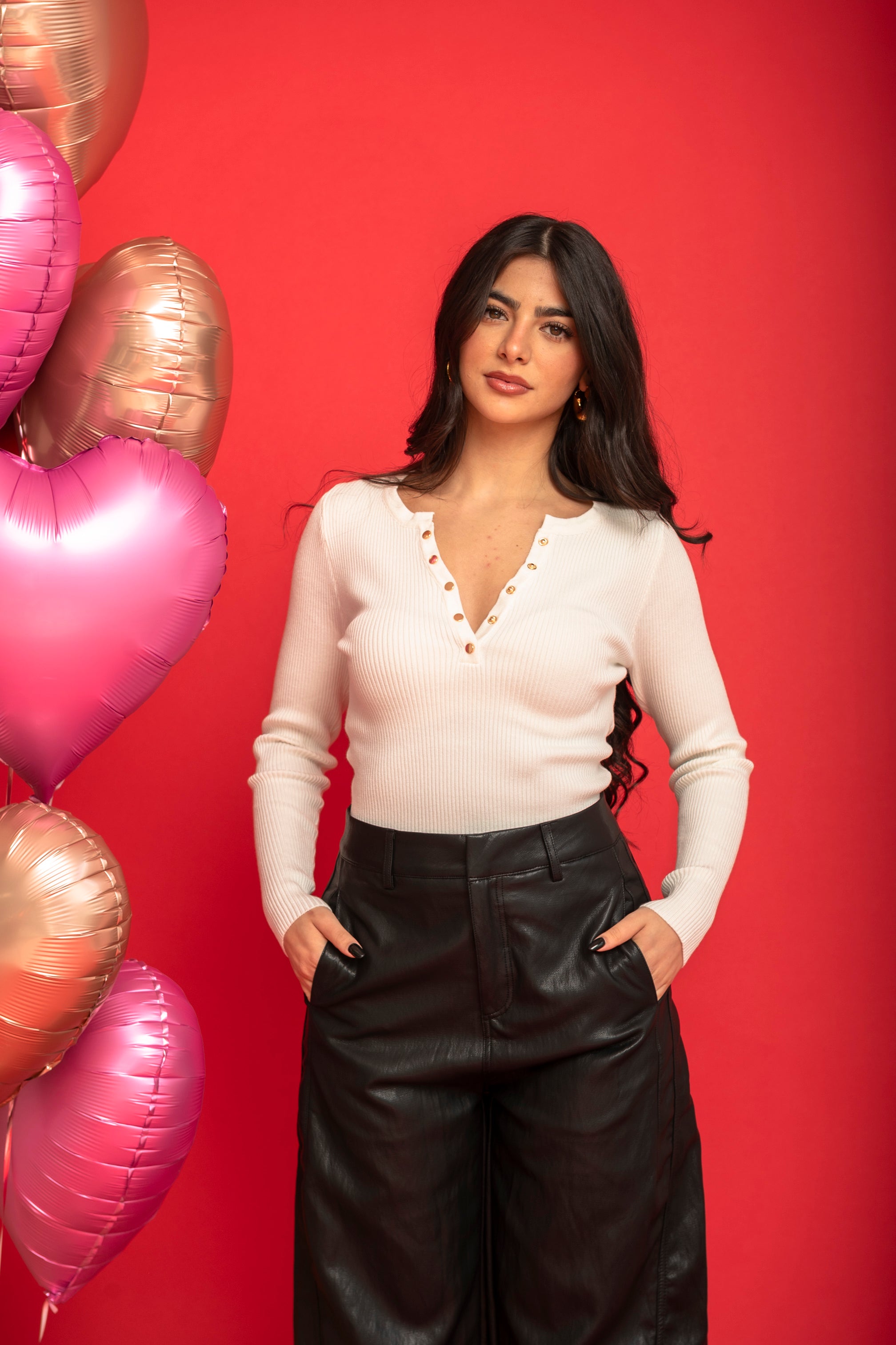 Maglia a costine white