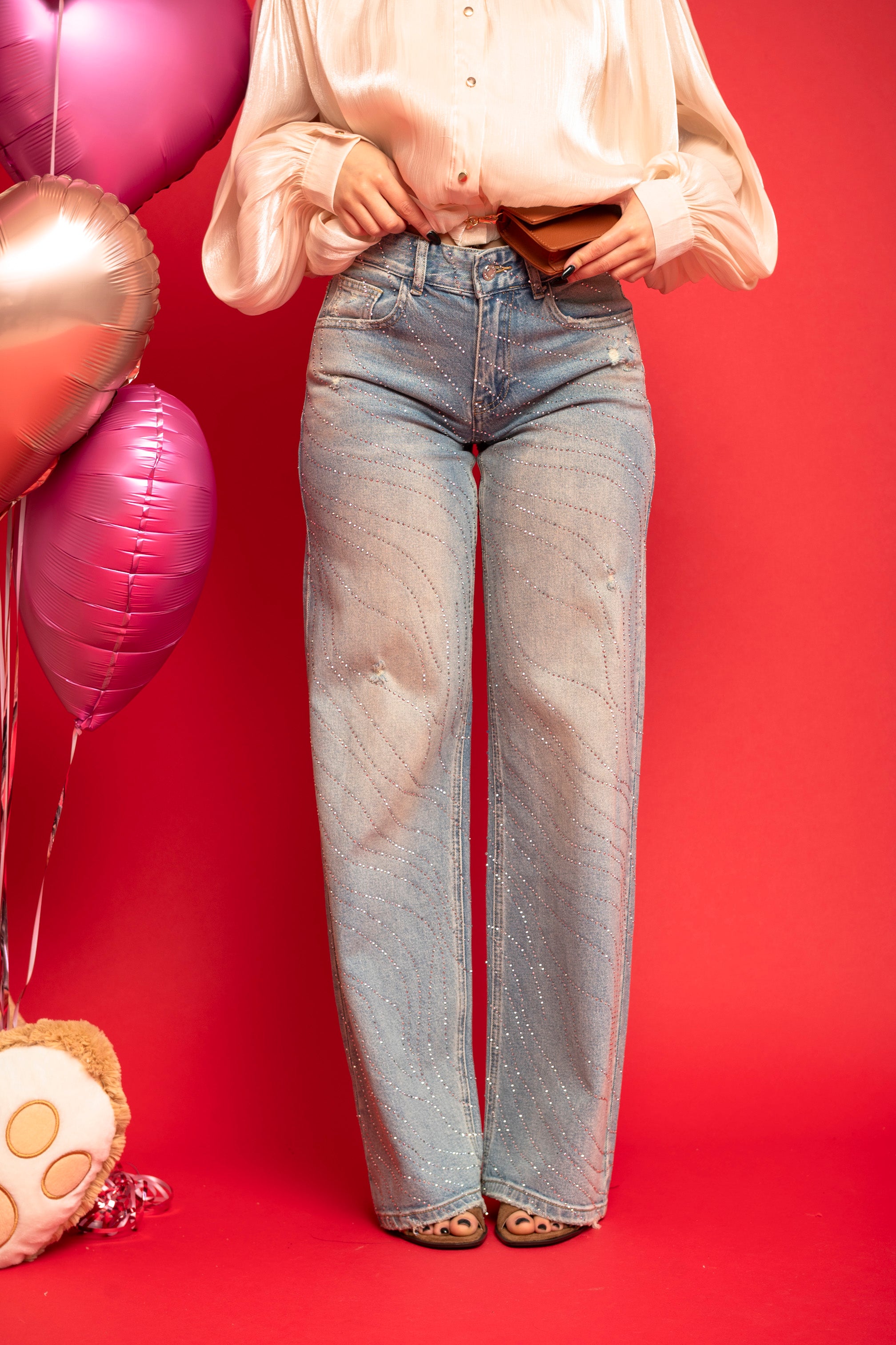 Jeans brilla sabbiato