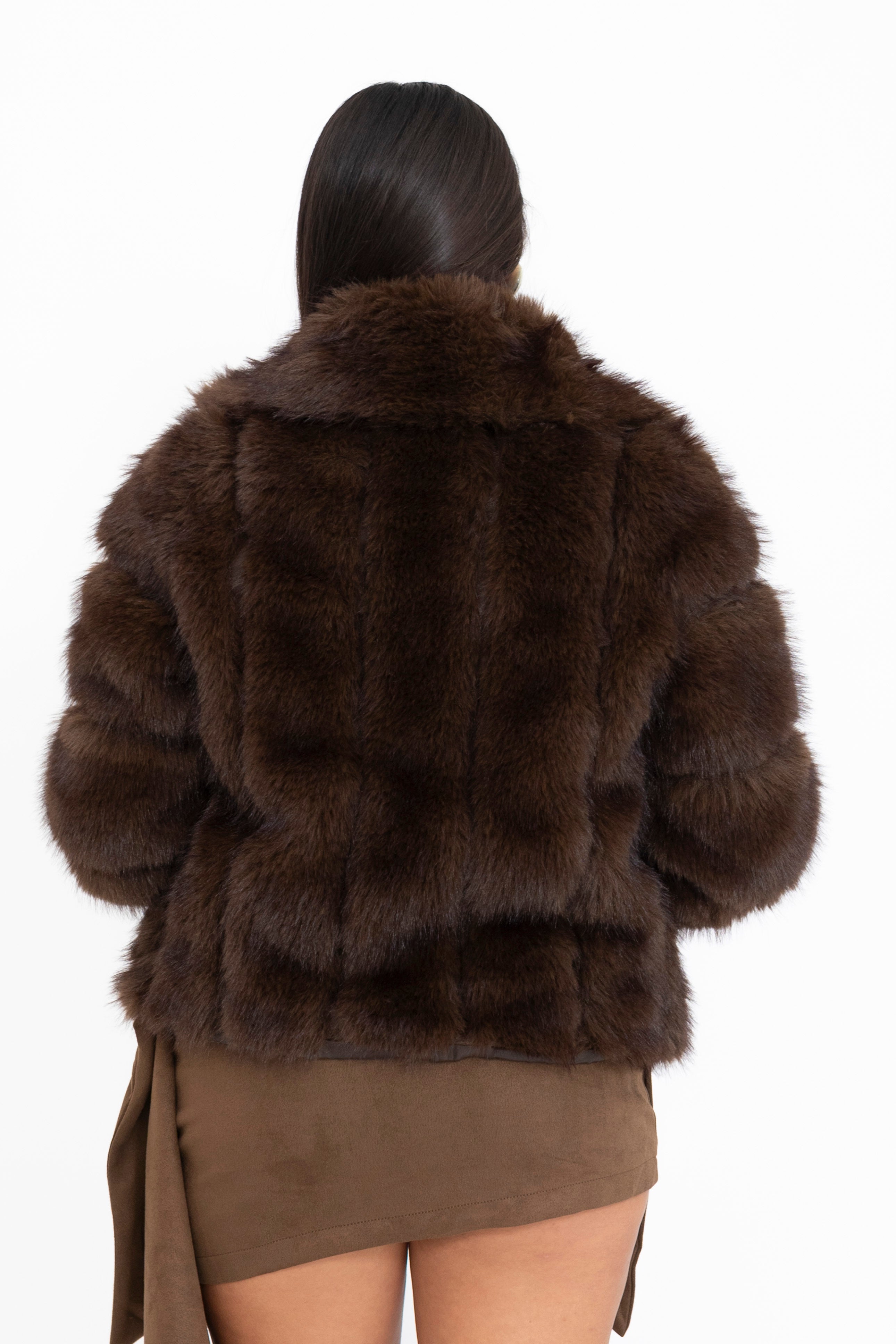 Pelliccia Desy brown