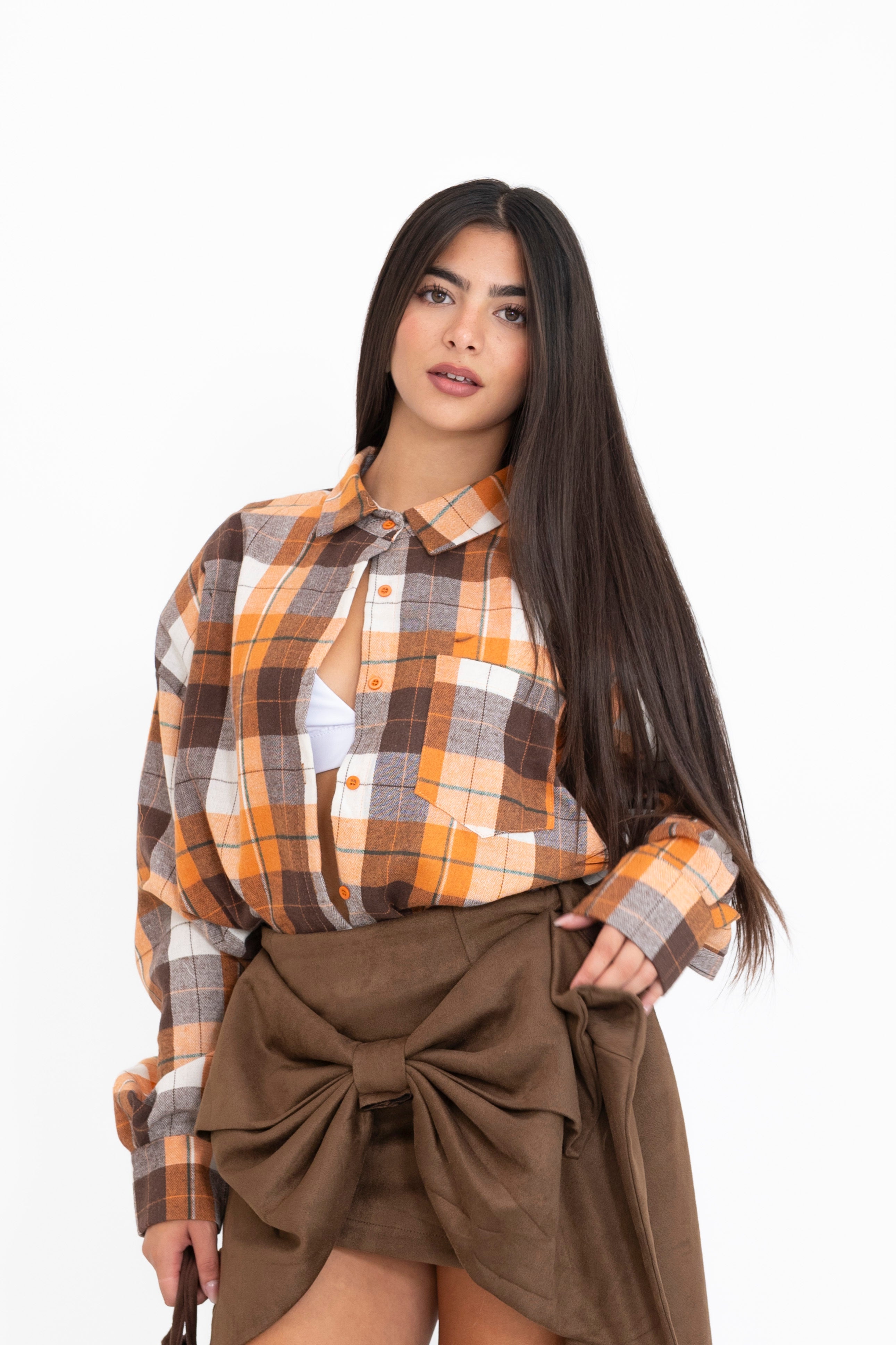 Camicia quadroni flanella