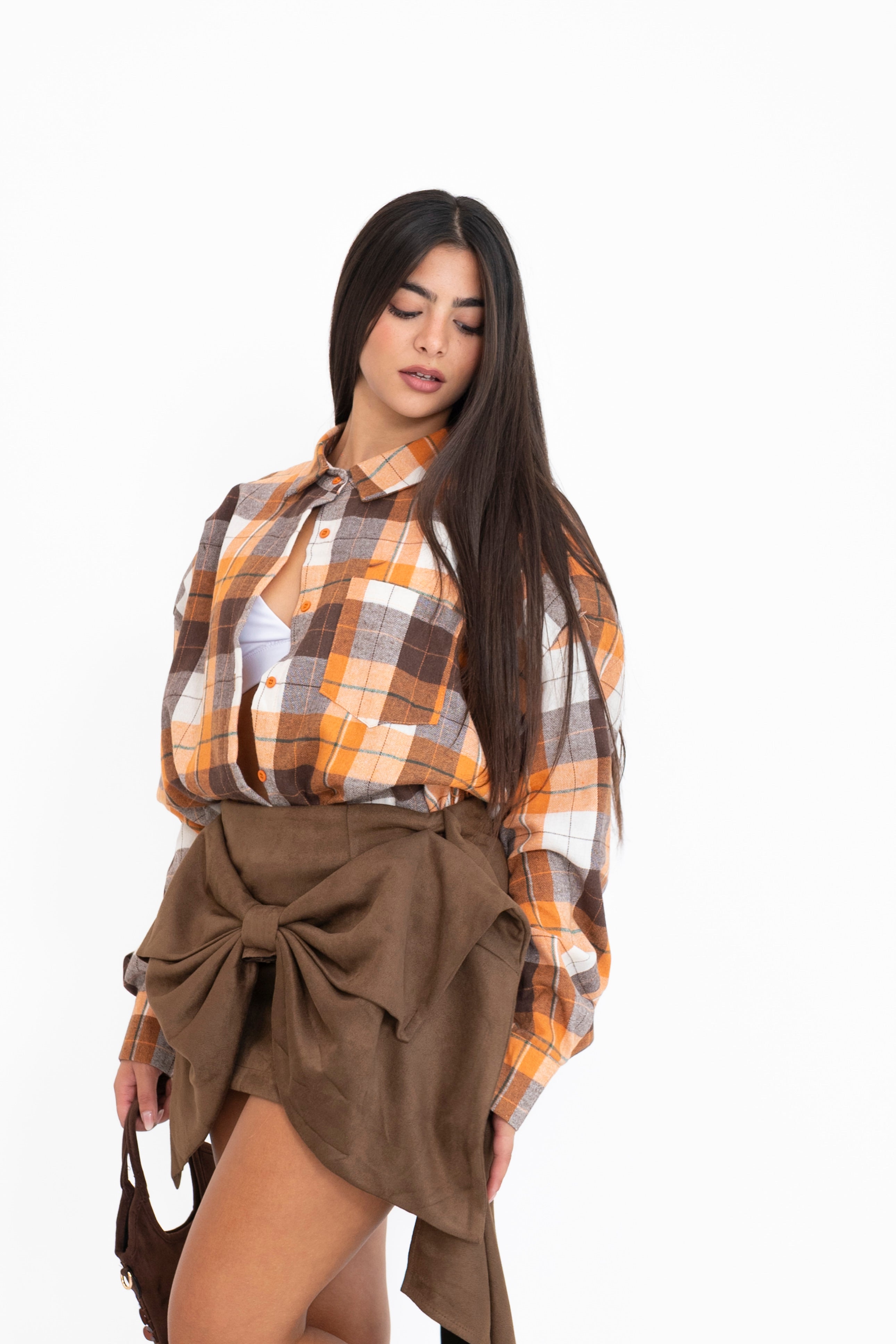 Camicia quadroni flanella