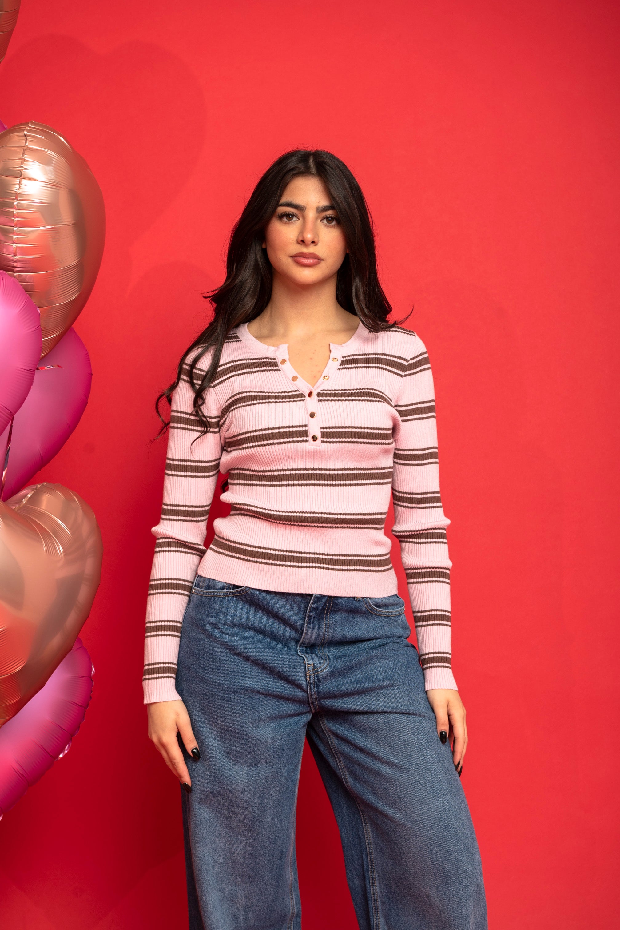 Maglia a costine rigato