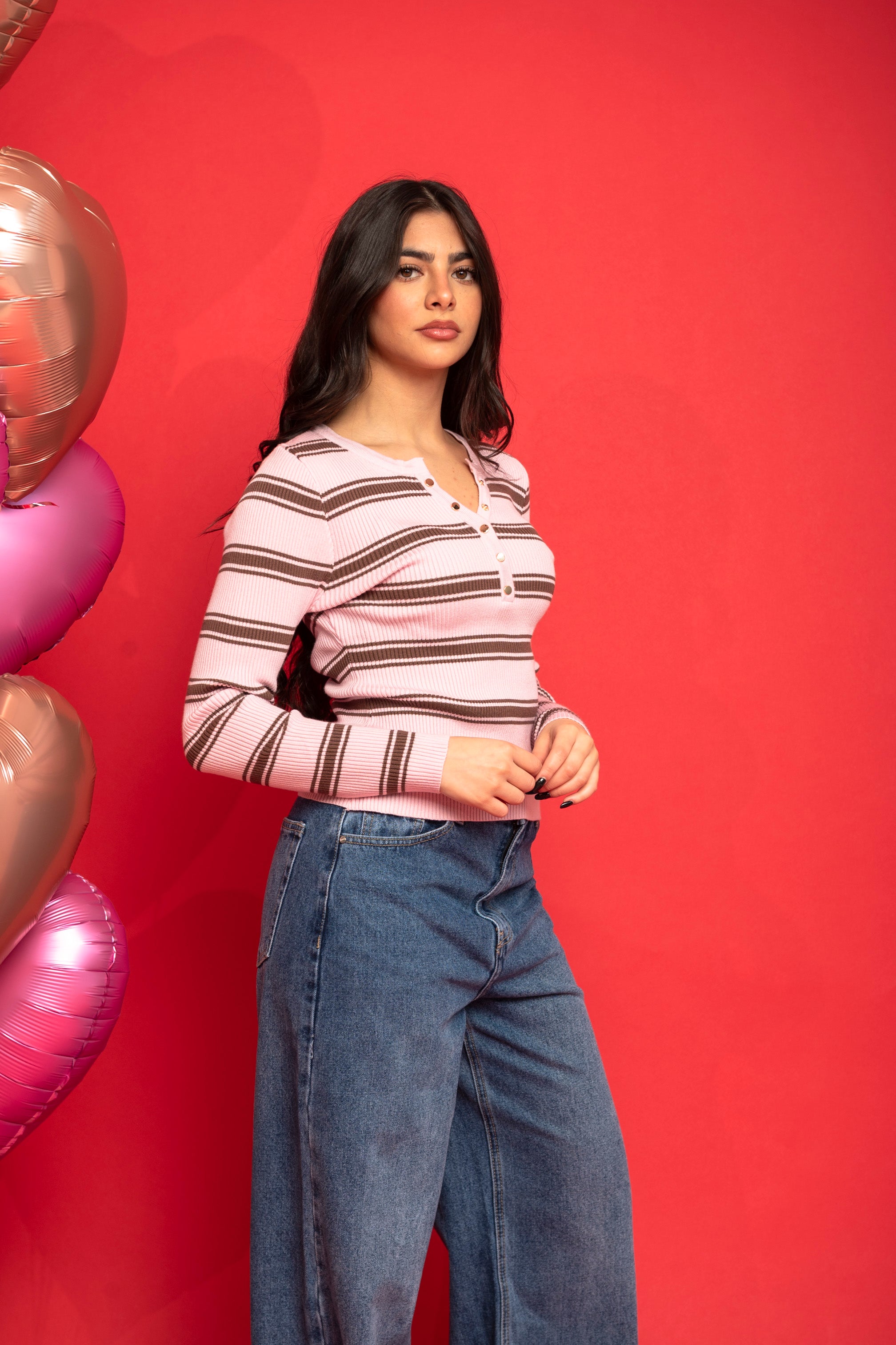 Maglia a costine rigato