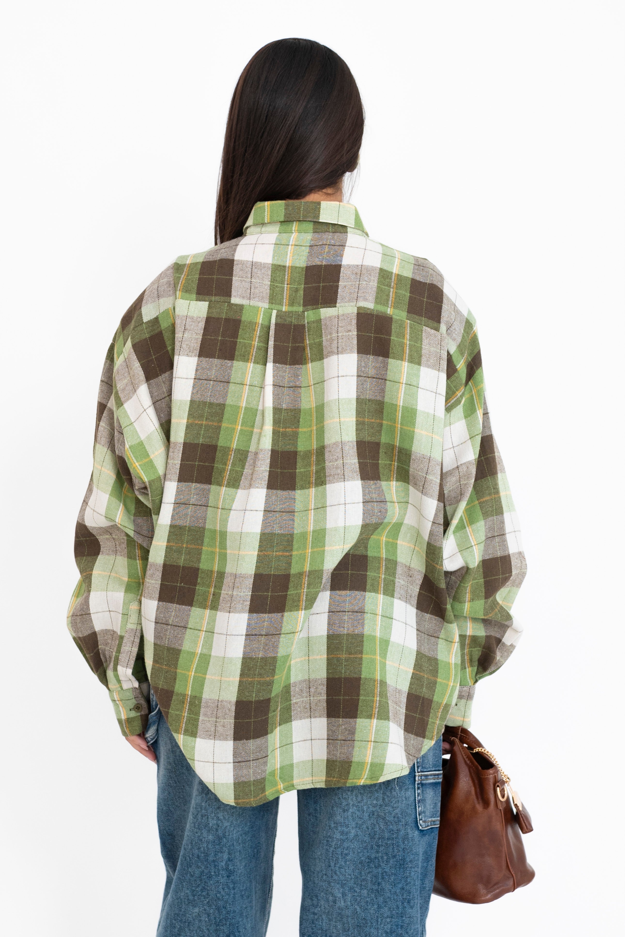 Camicia quadroni flanella