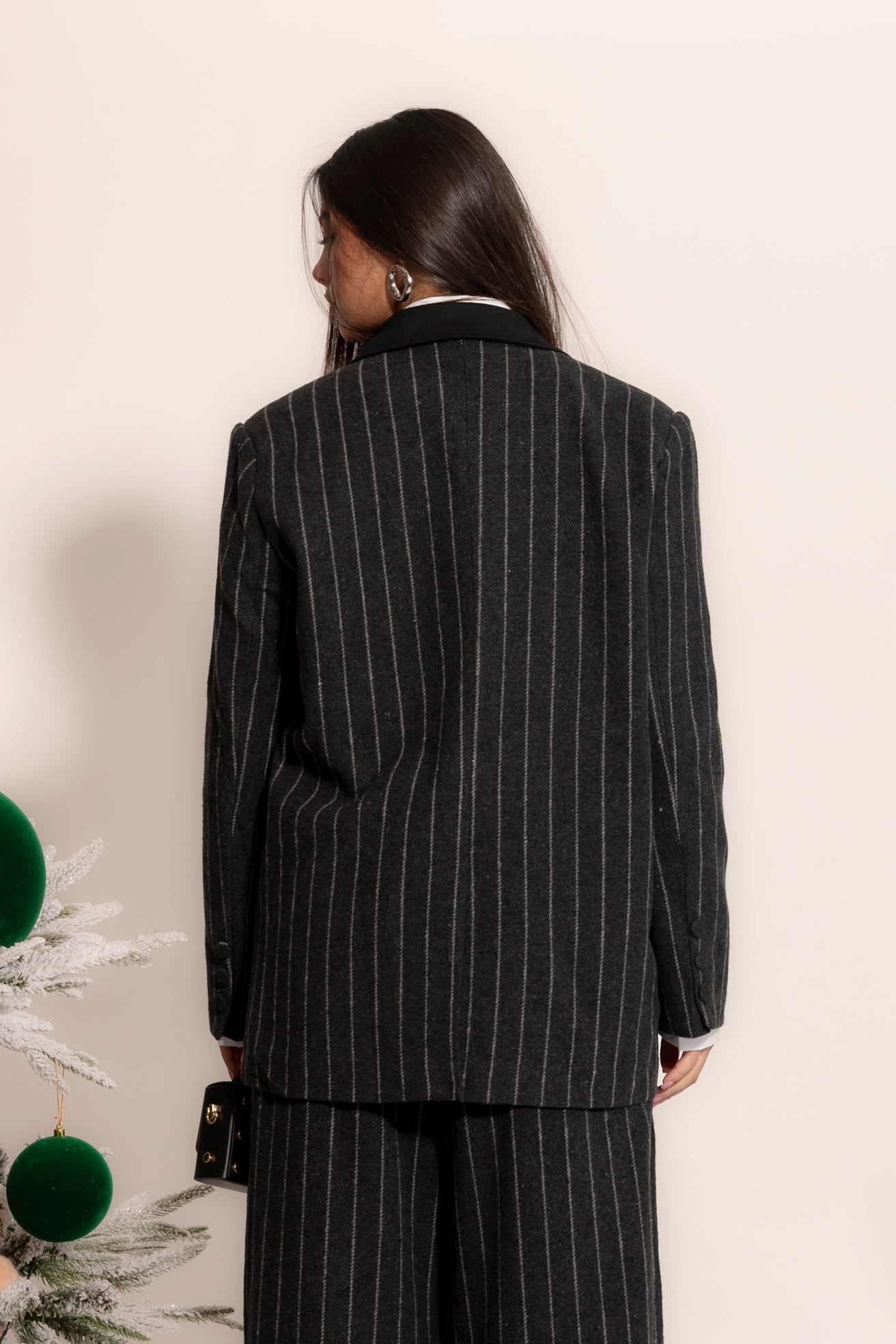 Tailleur doppiopetto rigato