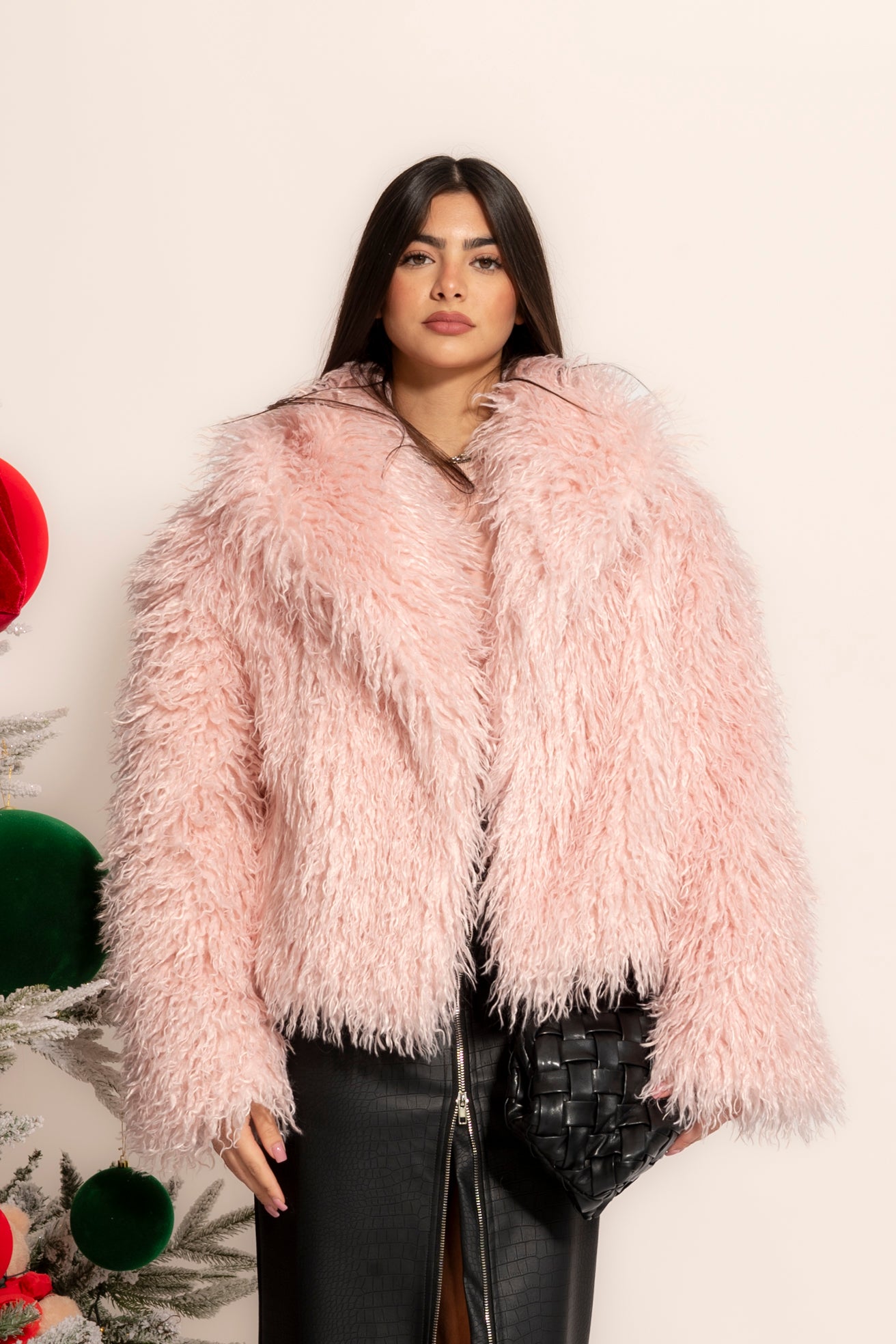 Pelliccia teddy pink