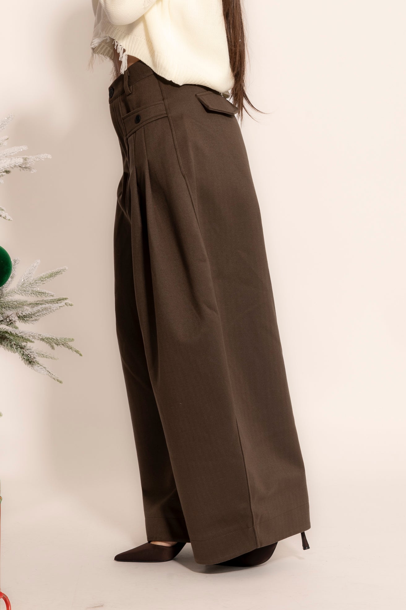 Pantalone ballon in panno