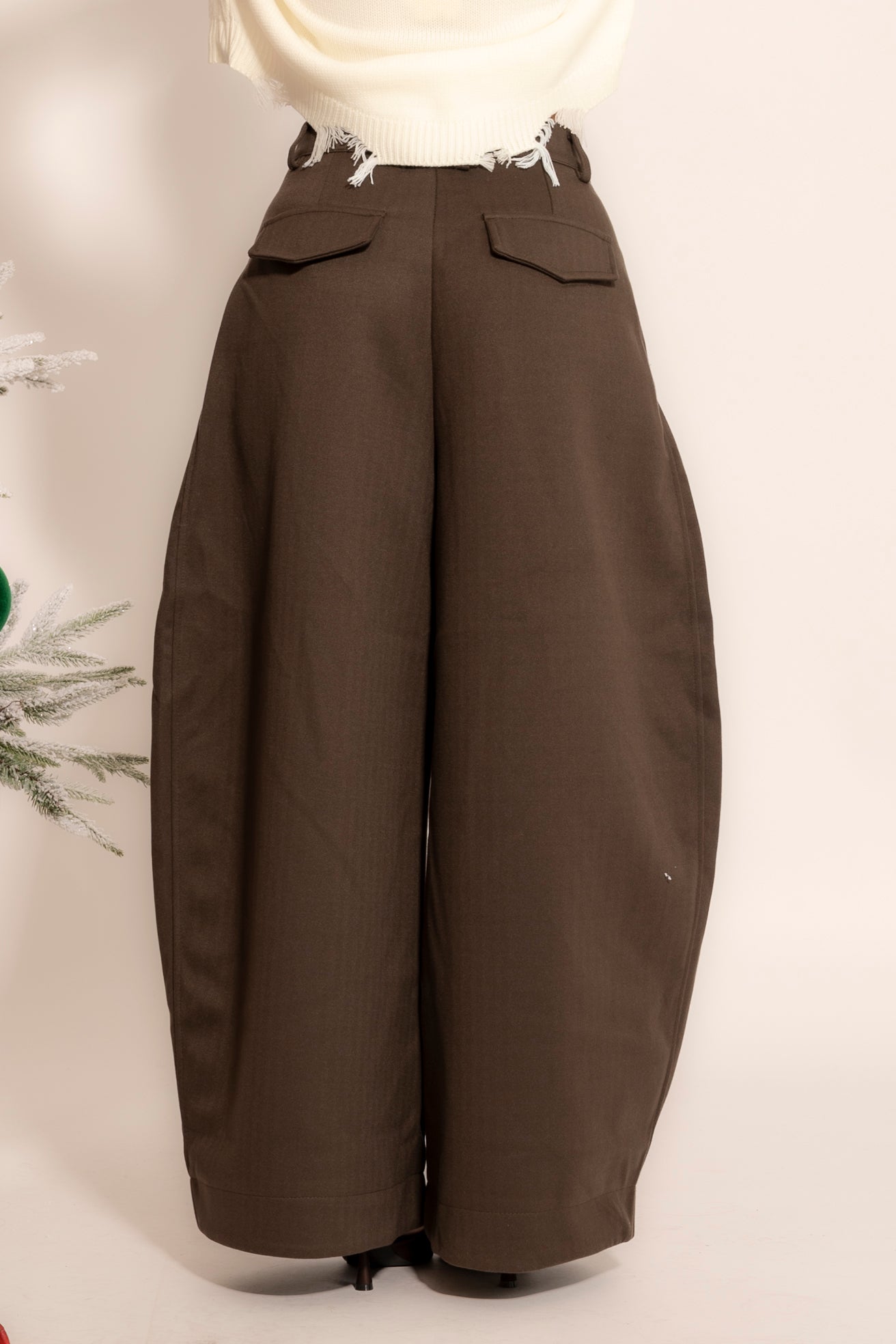 Pantalone ballon in panno