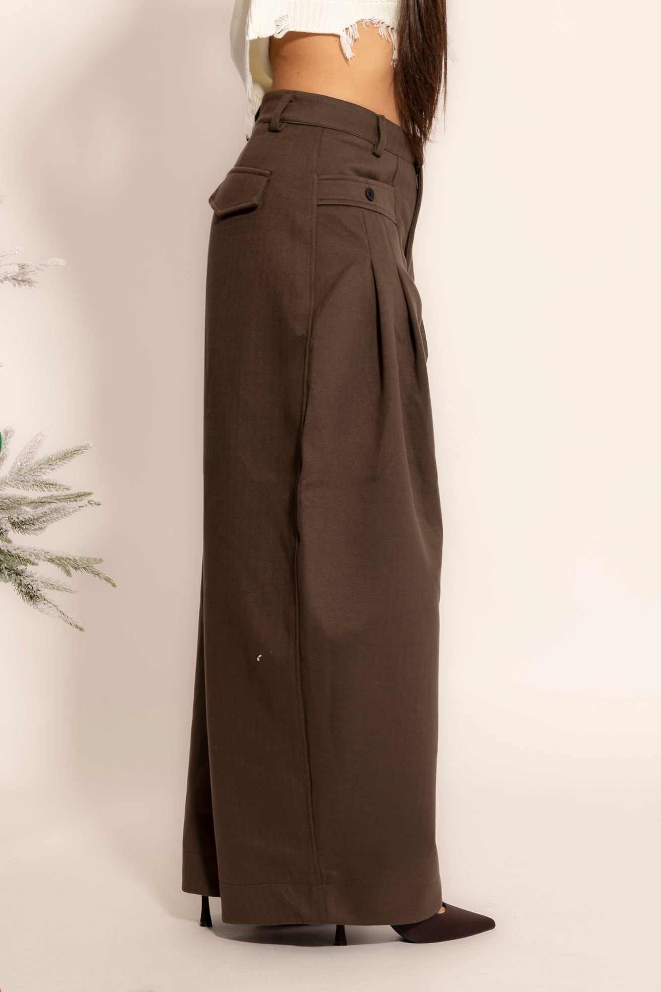 Pantalone ballon in panno