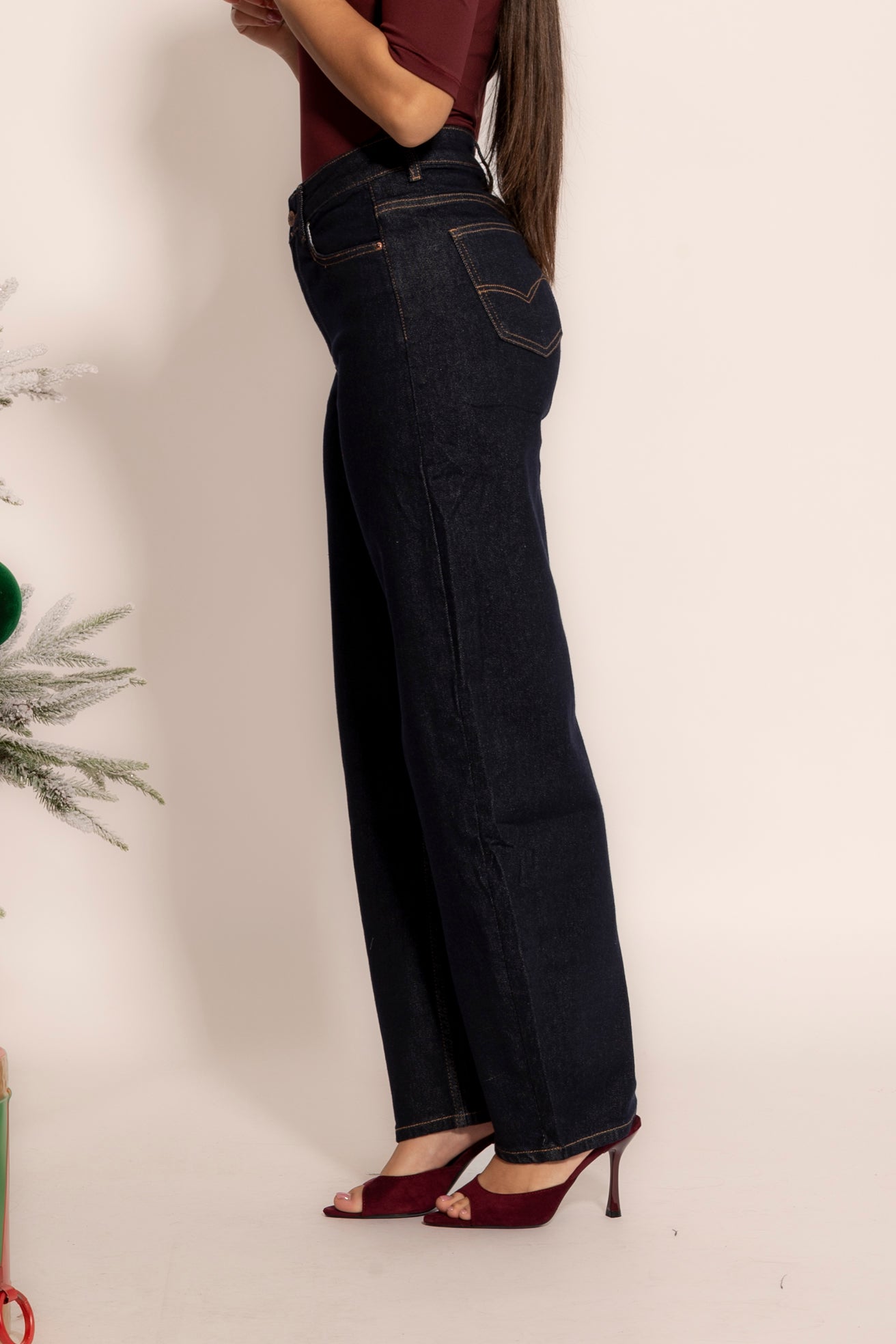 Jeans scuro ballon