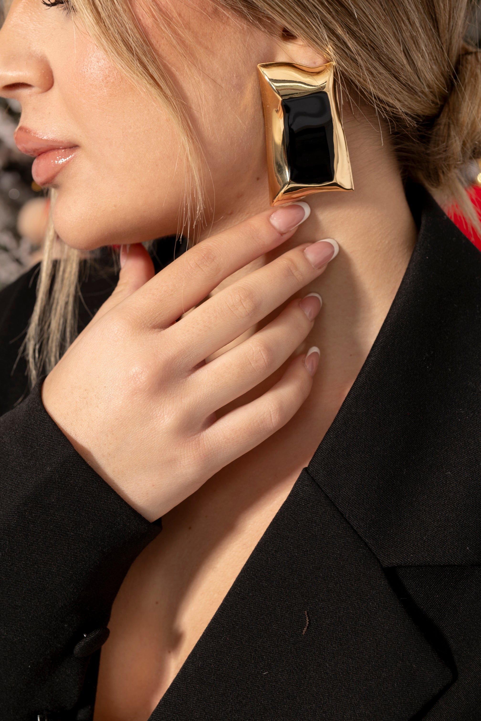 Orecchini rettangoli colours