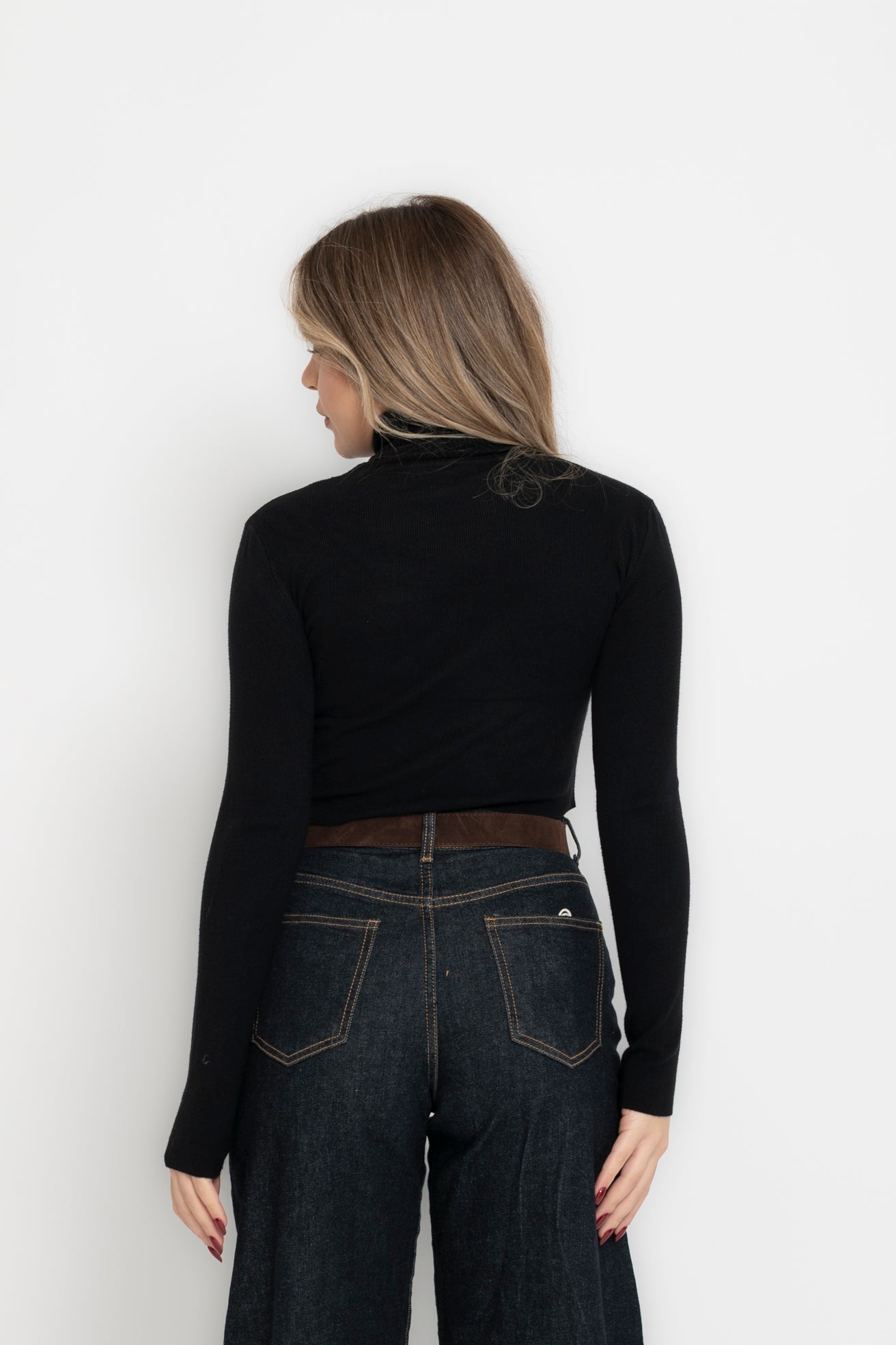 Pull crop collo alto
