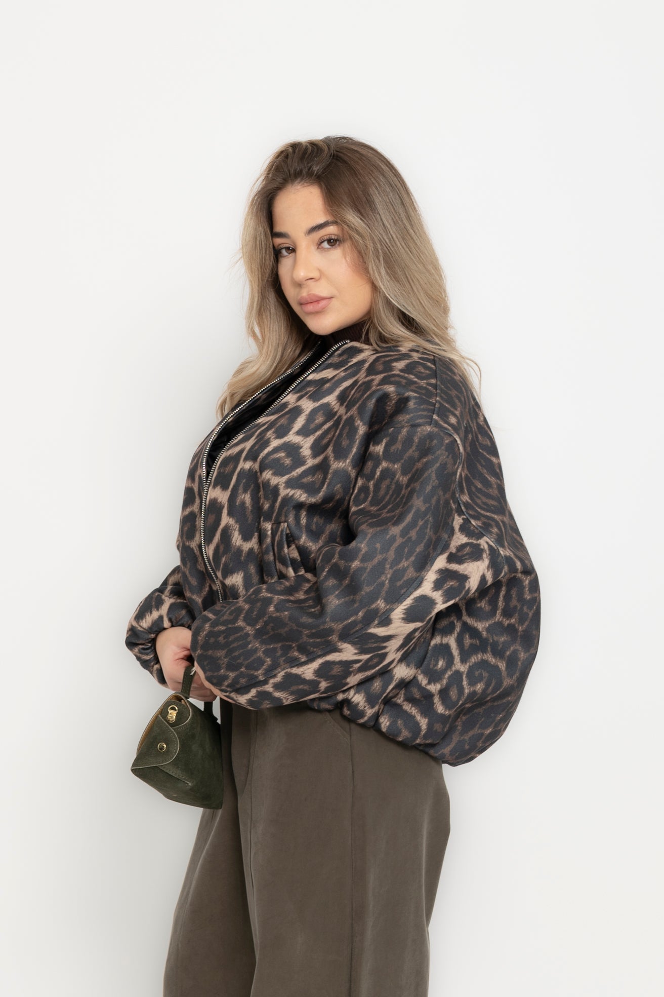 Bomber animalier Lumina
