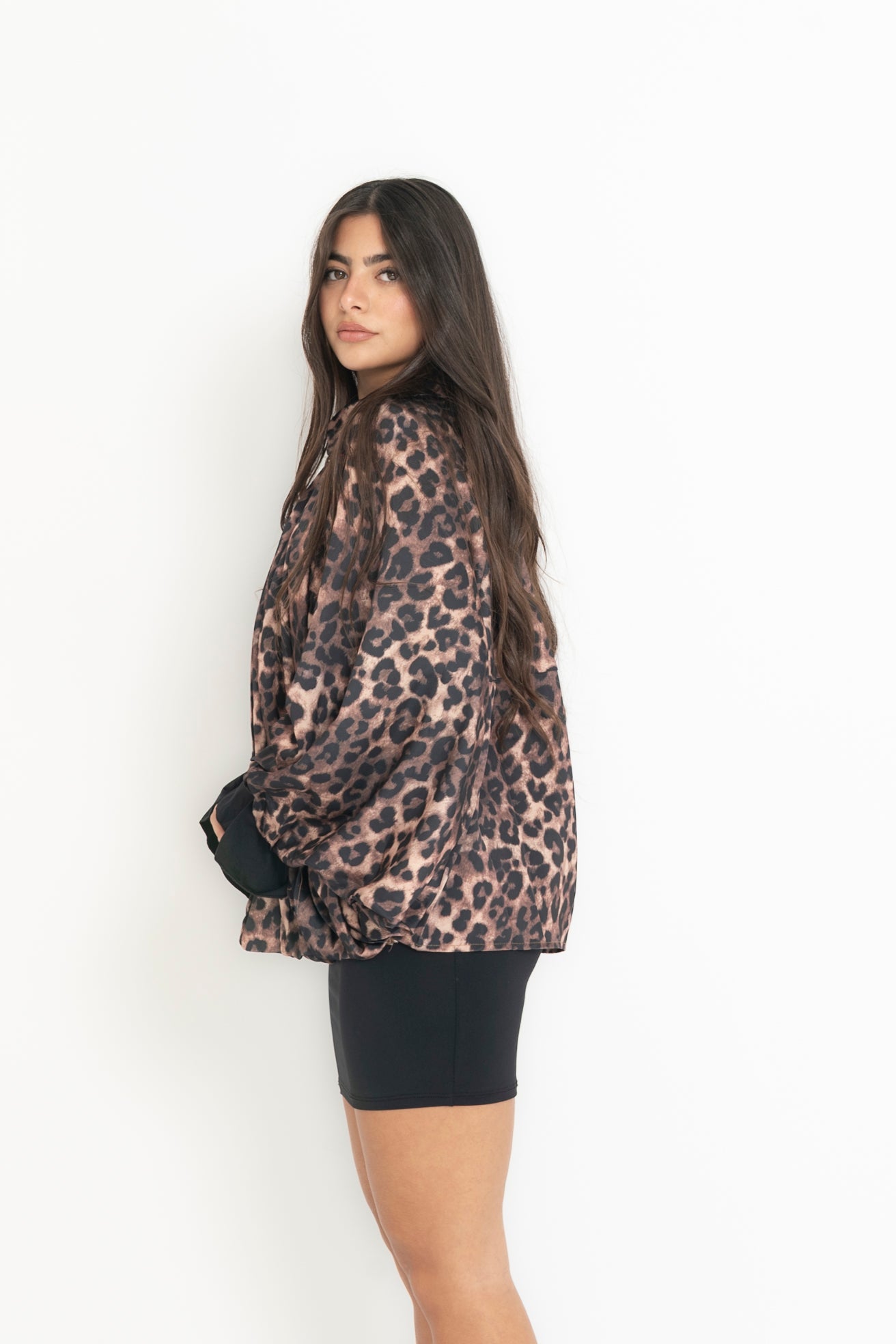 Giubbino camicia in raso