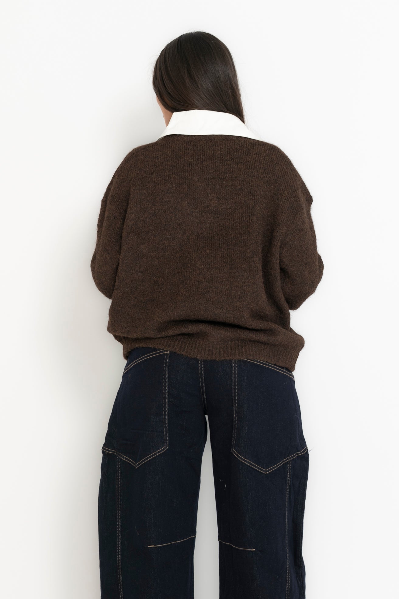 Pull effetto camicia