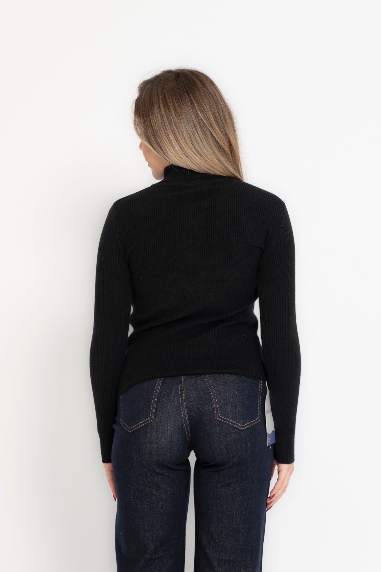 Maglia a costine con bottoni